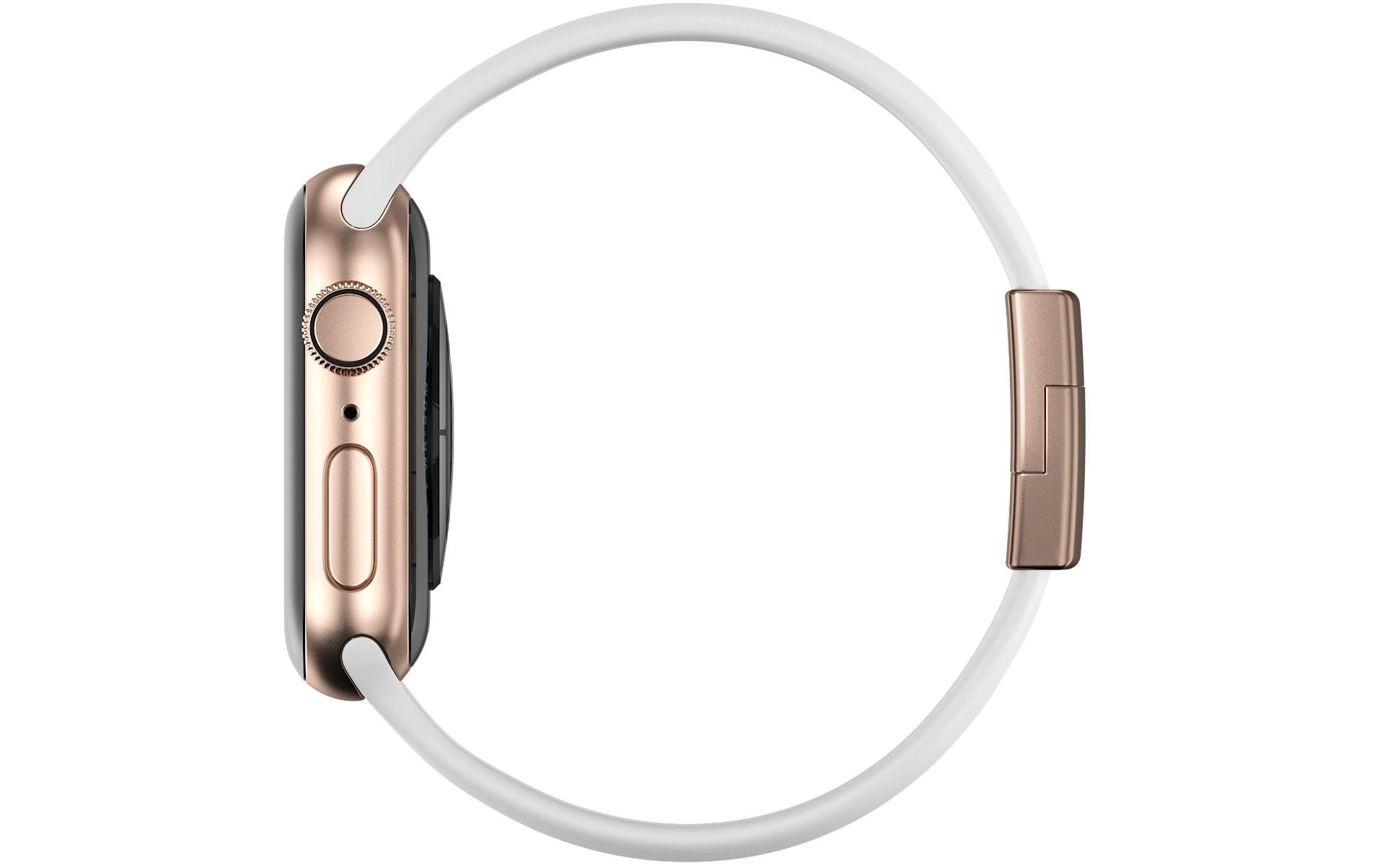 Smartwatch-Armband »xMount Armband Apple Watch Series 1 - 6/SE (40 mm) Weiss / Goldfarben«