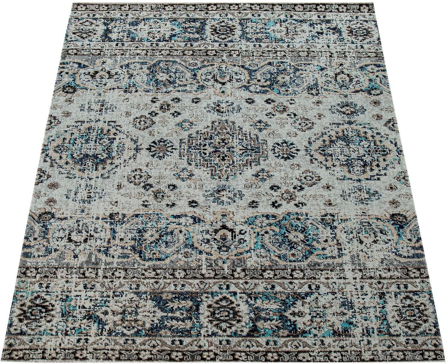 Image of Paco Home Teppich »Artigo 419«, rechteckig, 4 mm Höhe, Kurzflor, Orient-Optik, Vintage Design, In- und Outdoor geeignet, ideal im Wohnzimmer & Schlafzimmer bei Ackermann Versand Schweiz