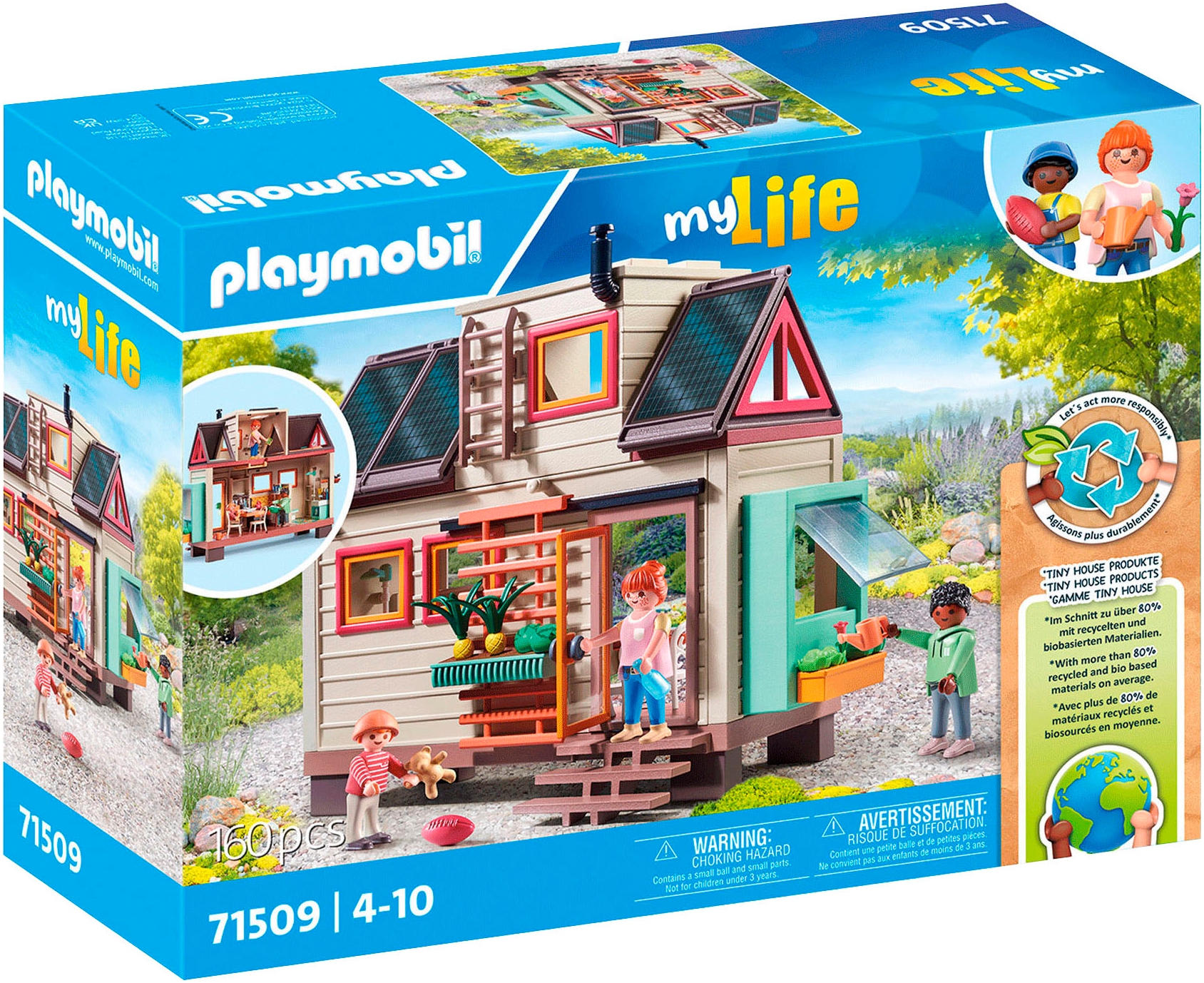 Playmobil® Konstruktions-Spielset »Tiny Haus (71509), My Life«, (160 St.), Made in Germany