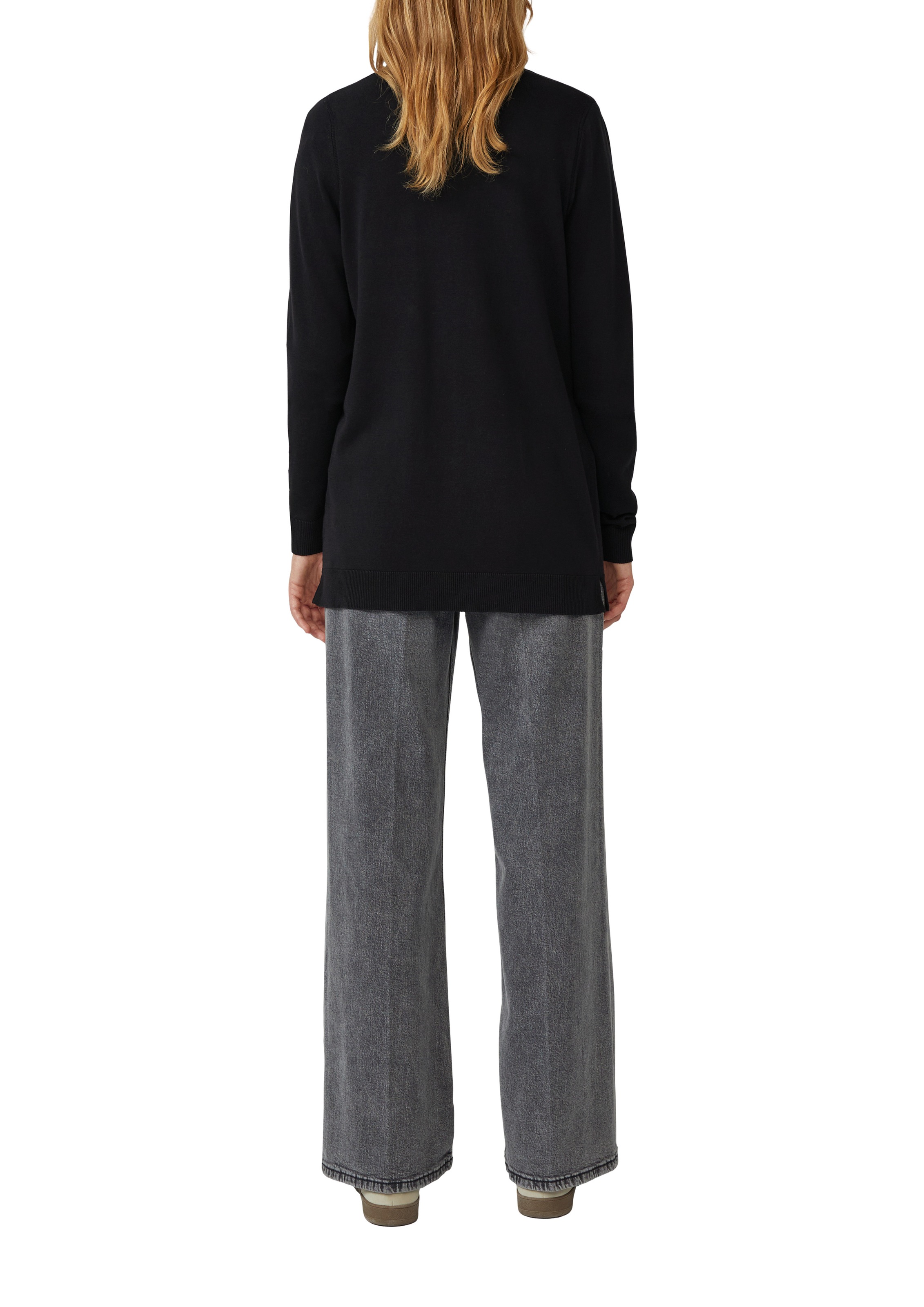 s.Oliver Veste en tricot maille fine sans fermeture