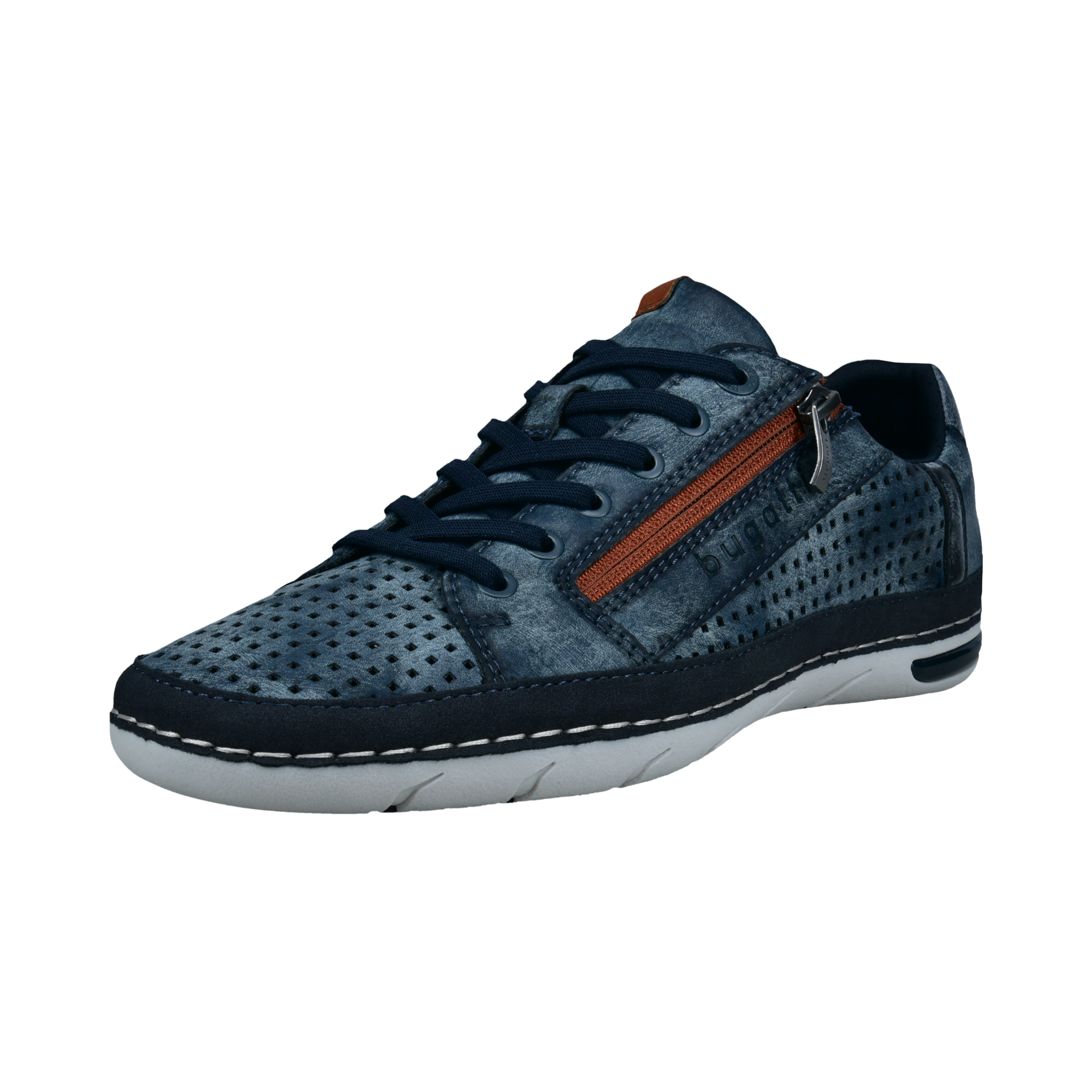 bugatti Sneaker  Halbschuh, Freizeitschuh mit praktischem Reissverschluss