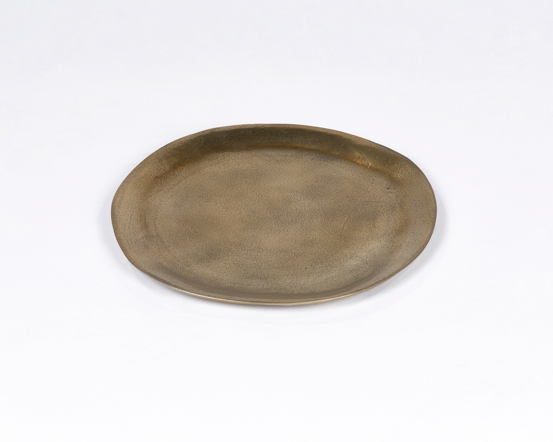 Image of Lambert Platzteller »Gobi«, (1 tlg.), Aluminium, Ø 32 cm, antik goldfarben, jedes Stück ein Unikat bei Ackermann Versand Schweiz