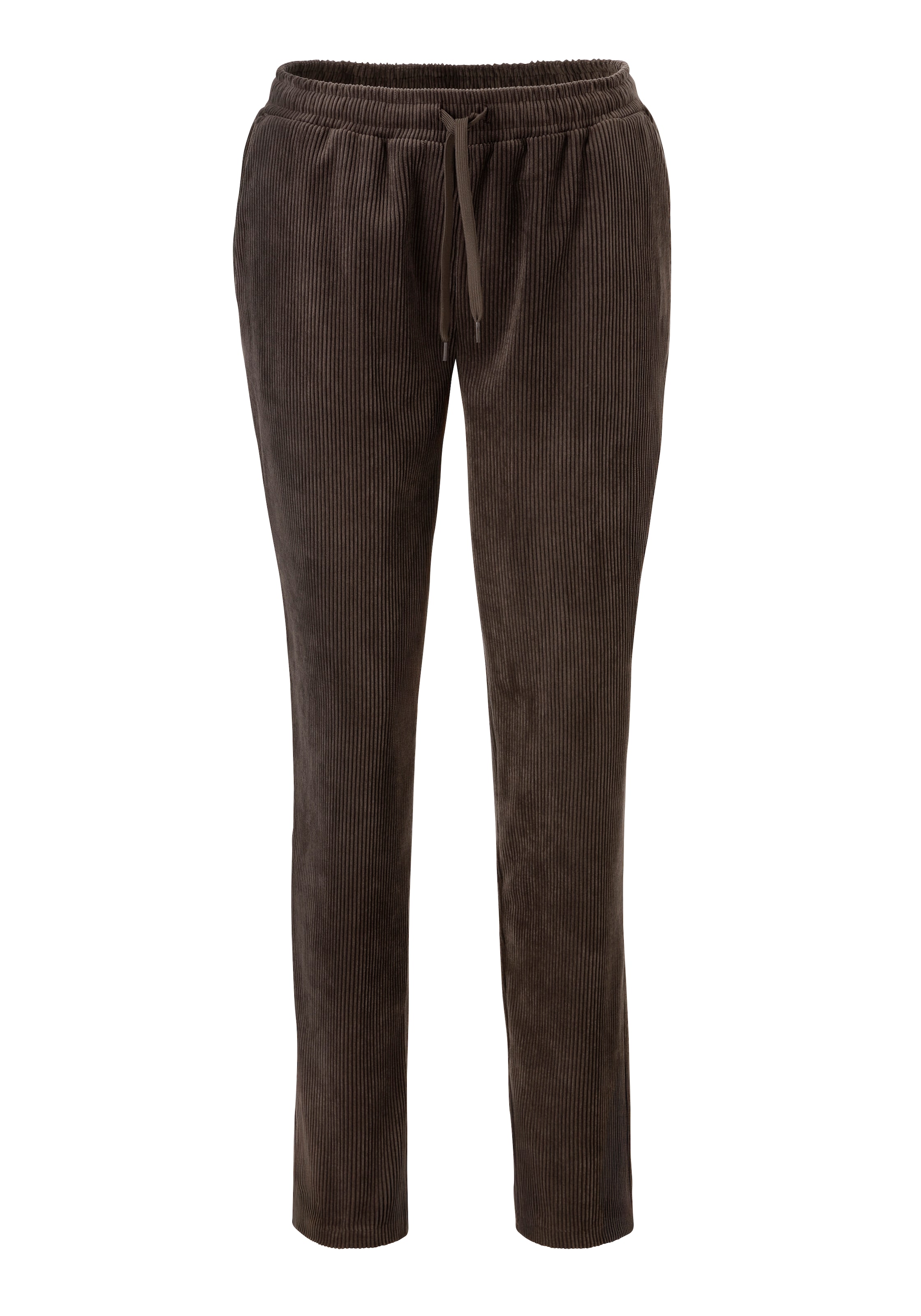 Aniston CASUAL Pantalon à enfiler  en velours côtelé tendance et élastique