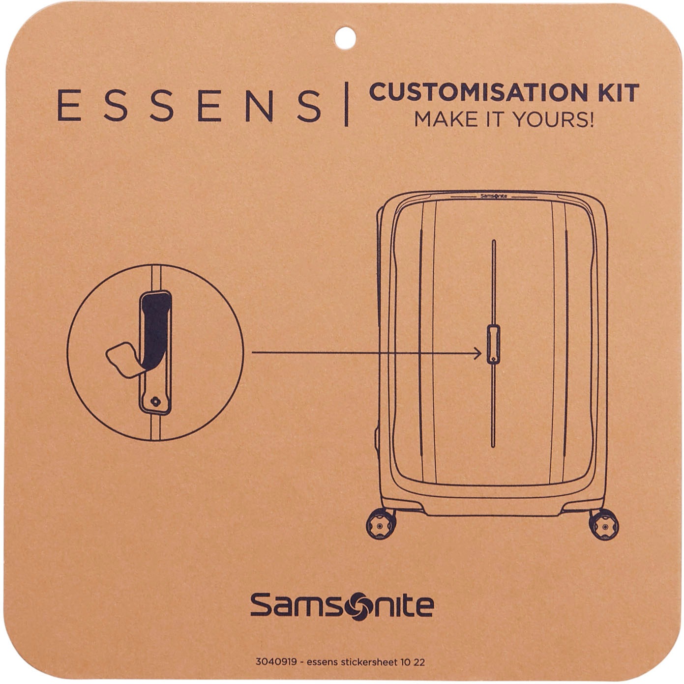 Samsonite Hartschalen-Trolley »ESSENS, verschiedene Grössen und Farben«, 4 Rollen, Reisekoffer Hartschalenkoffer Koffer für Flugreisen TSA-Schloss