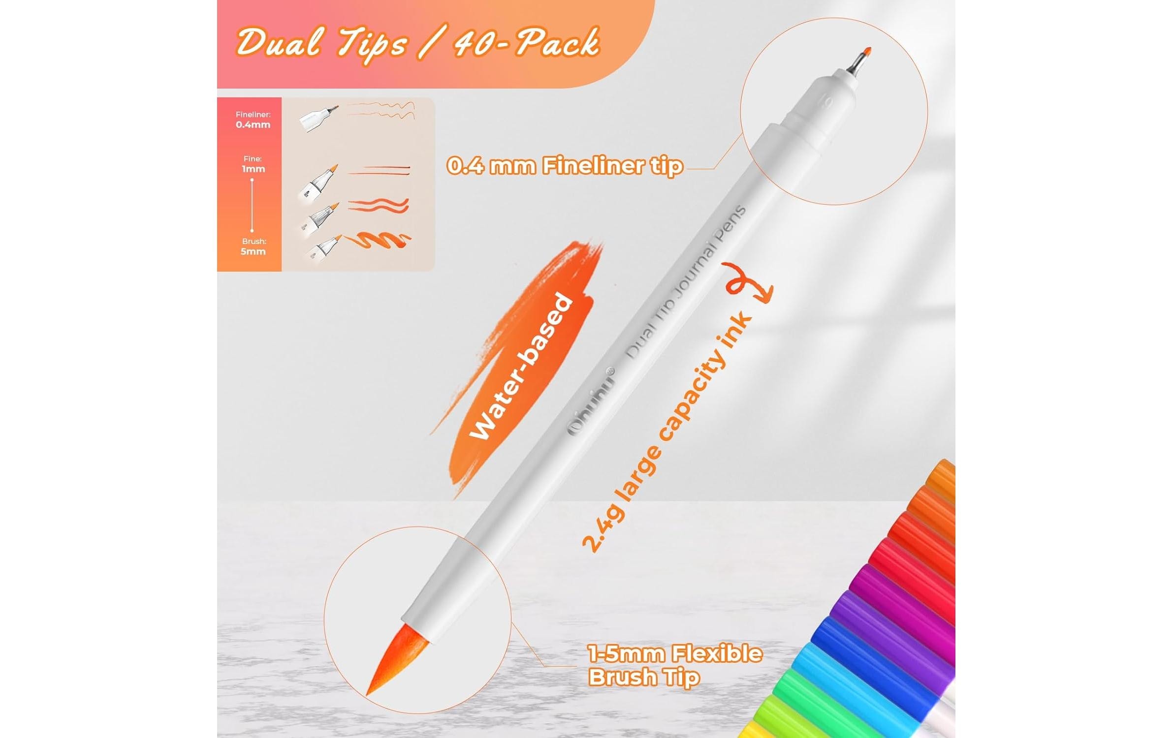   Marker »Ohuhu für Tagebuch (40 Stk.)«