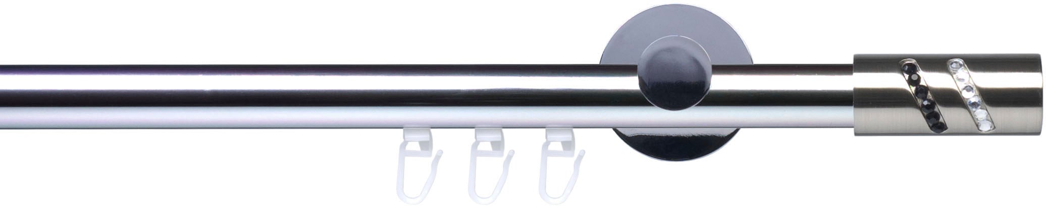 Image of Liedeco Gardinenstange "Innenlaufgarnitur 20 mm Piano Boston" Ø 2 mm 1 läufig-läufig Fixmass Gardinenstange Komplett