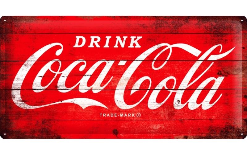 Image of Metallschild "Nostalgic Art Coca Cola 50 cm x 25 cm, Metall"