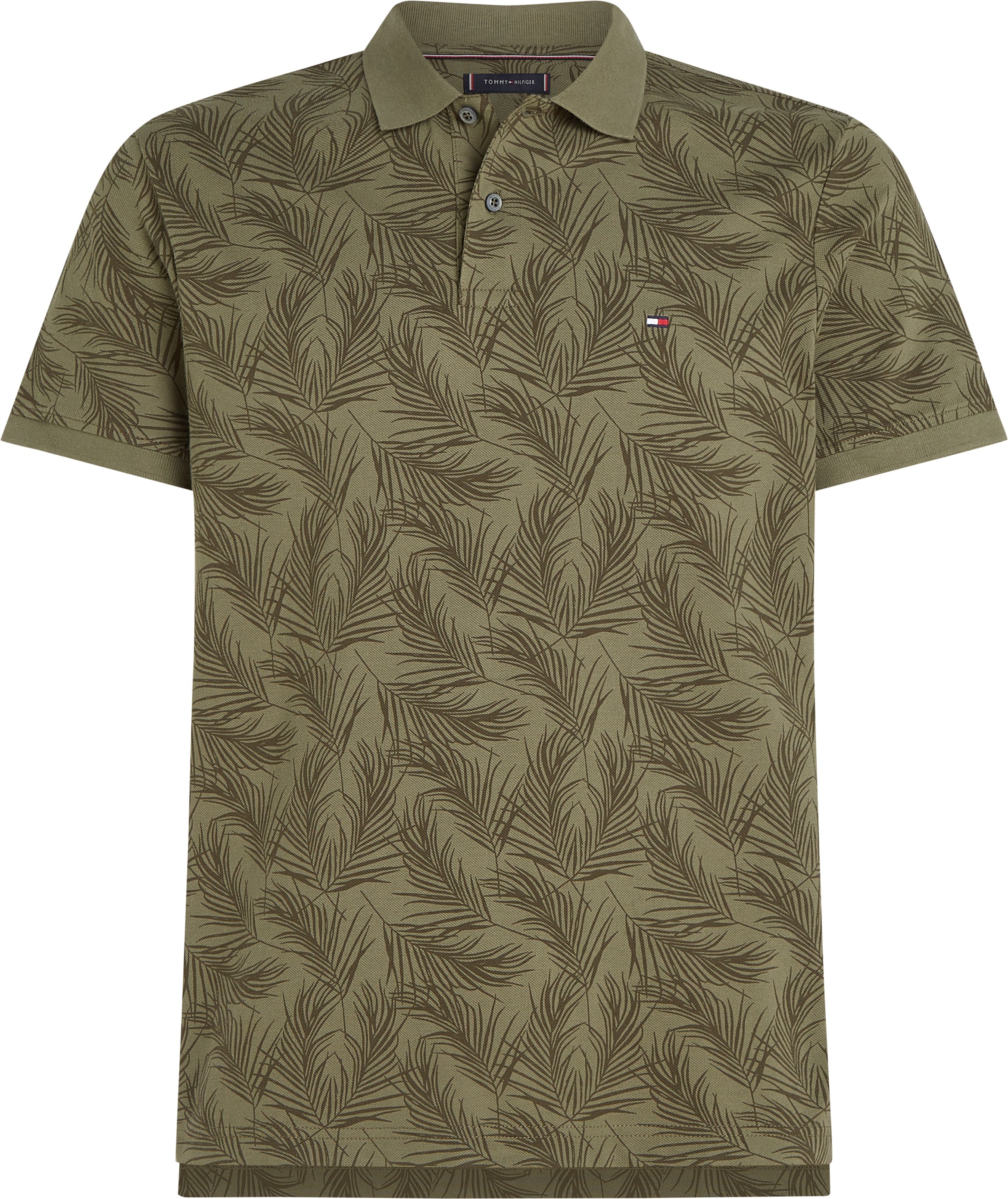 Tommy Hilfiger Big & Tall Poloshirt »BT-LEAF AOP REG POLO-B«, Grosse Grössen