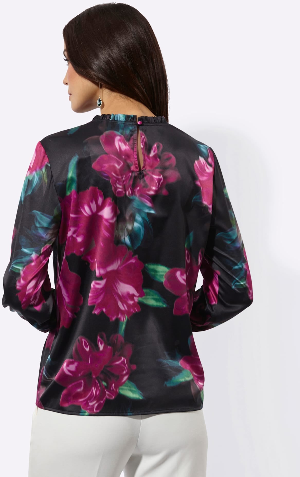 creation L Satinbluse