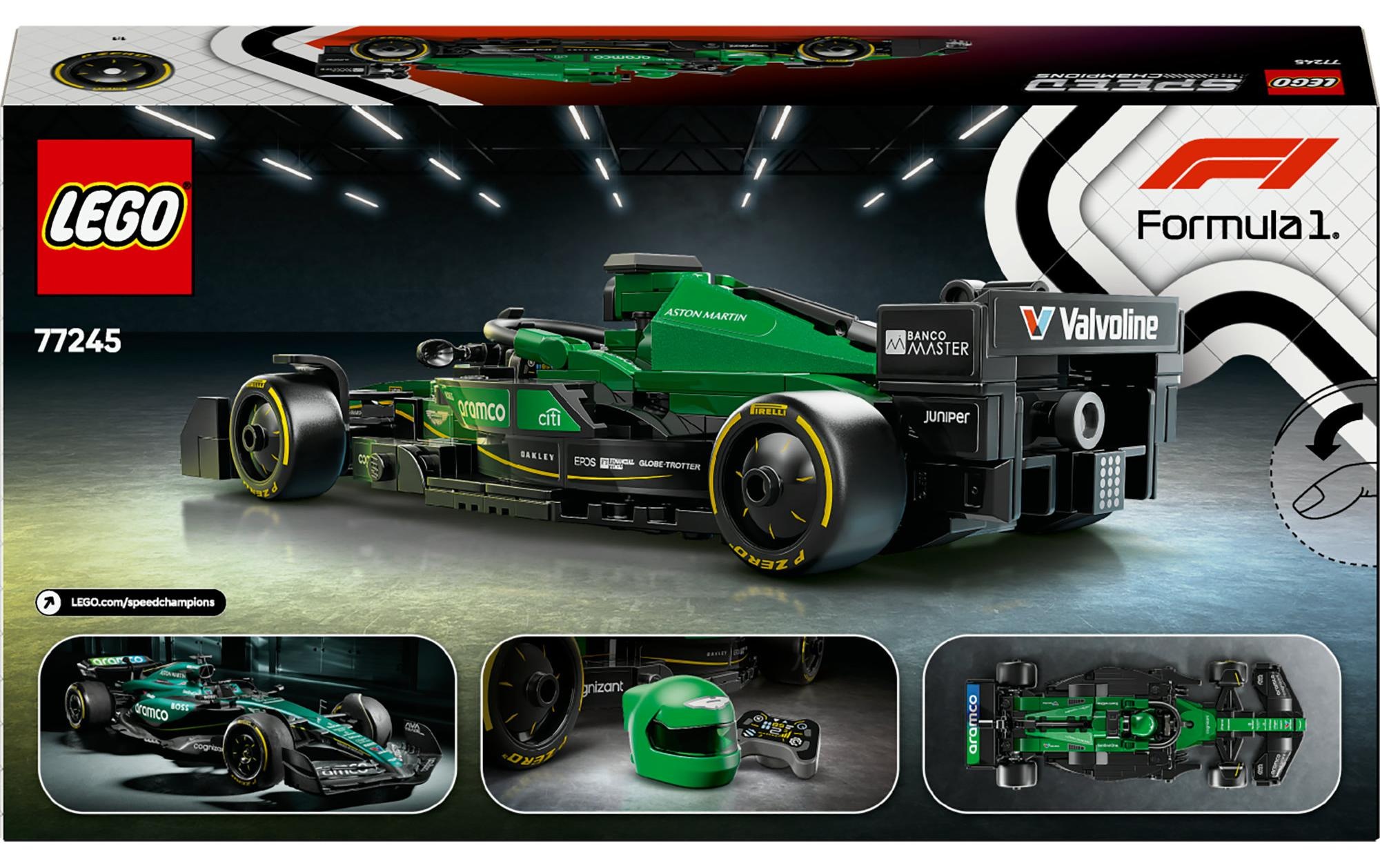 LEGO® Briques de jeu »Speed Champions Aston Martin Aramco F1 AMR24 Rennauto 77245«
