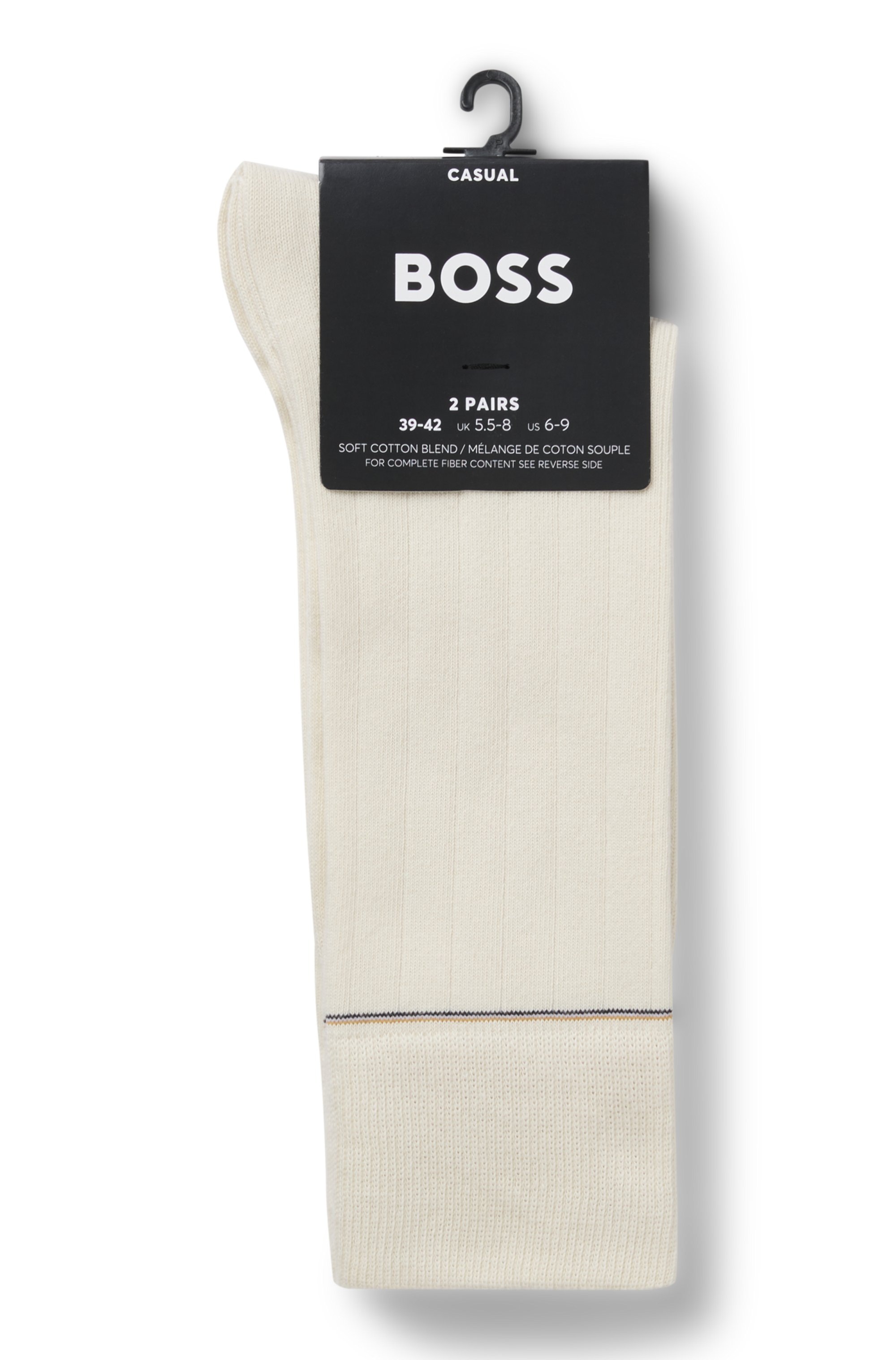 BOSS Chaussettes d'affaires »2P RS Light rib CC« 2 Couple tlg.