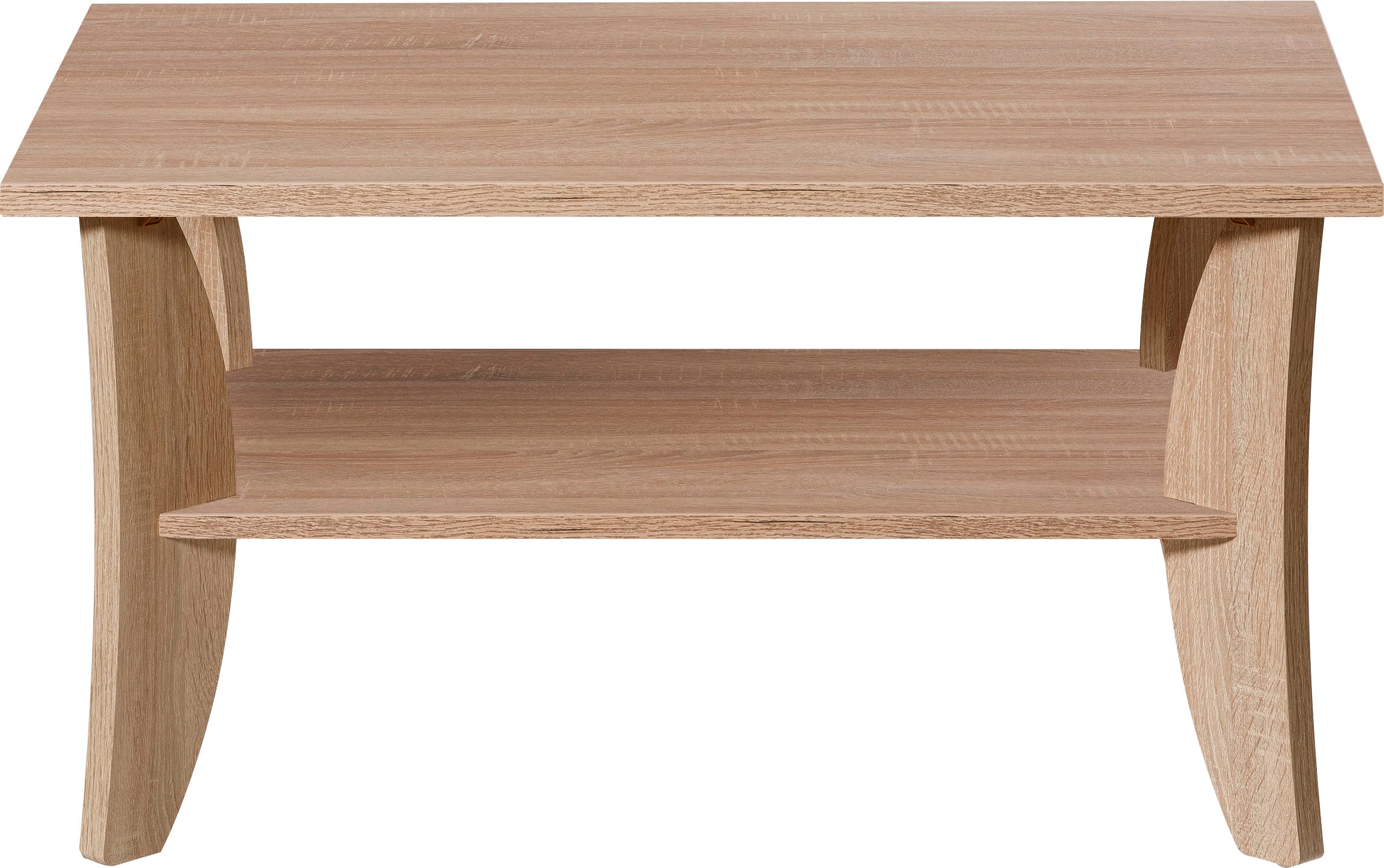 Line bequem Sonoma rechteckig, quadratisch Eiche, kaufen Holz PRO oder Nachbildung Couchtisch, Stauraum