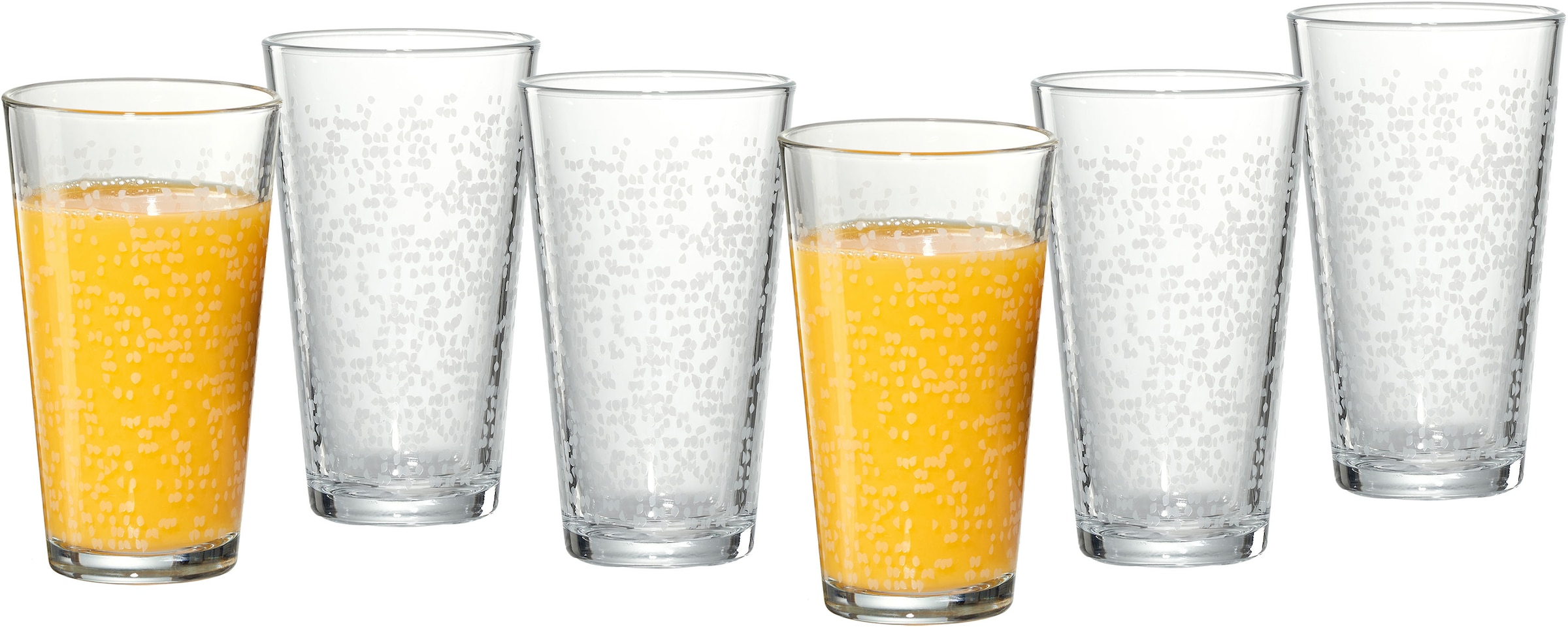 Image of Ritzenhoff & Breker Longdrinkglas »Happy, Raindrops«, (Set, 6 tlg., 6 Longdrinkgläser, je 400 ml), 400 ml, 6-teilig bei Ackermann Versand Schweiz