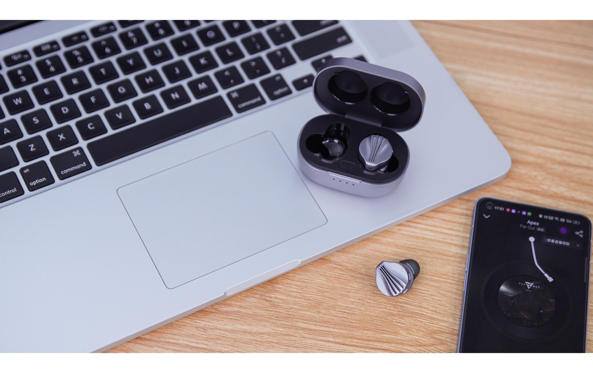 In-Ear-Kopfhörer »FiiO FW3 Grau«, Bluetooth