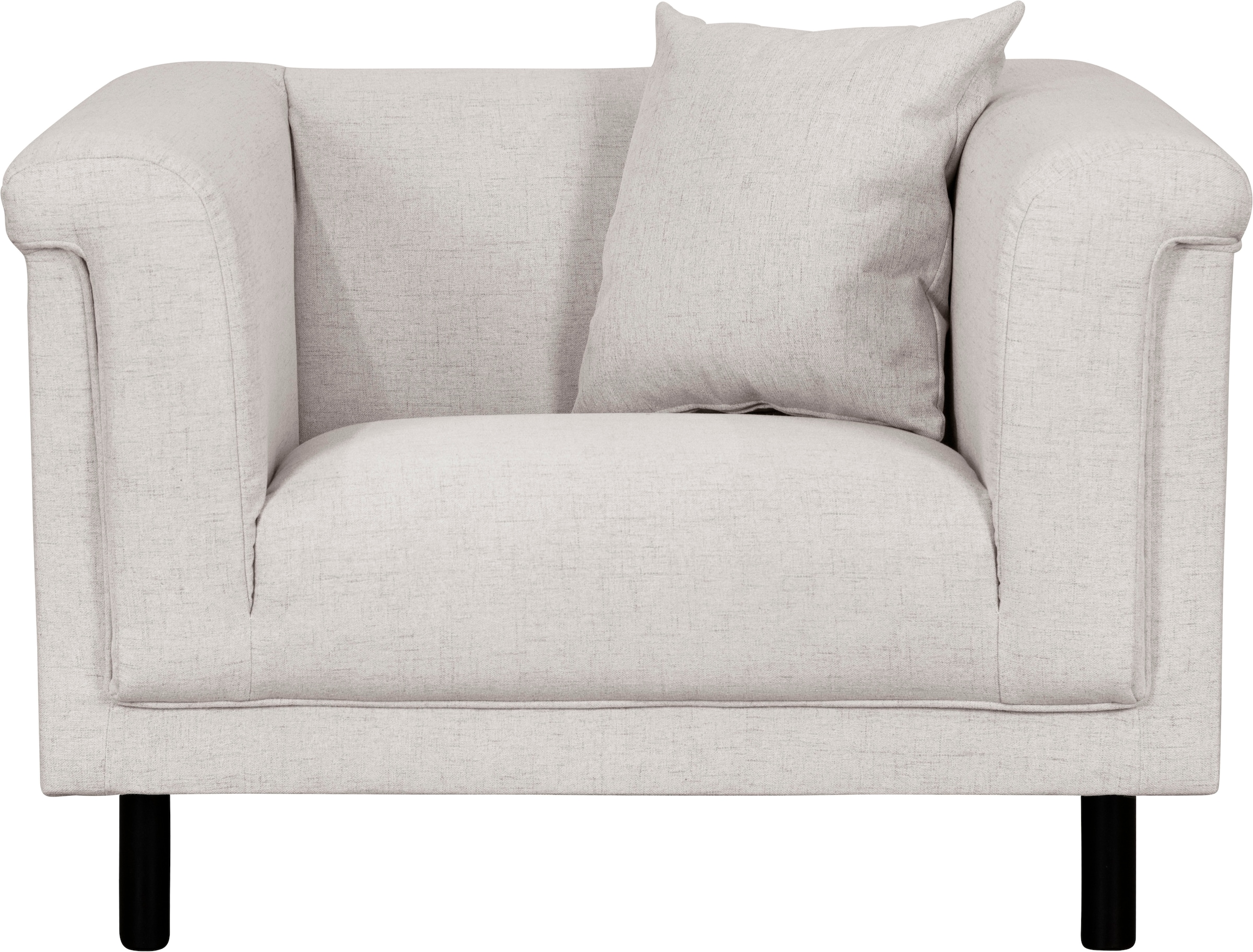 INOSIGN Sessel »AGNIA  B/T/H: 100/85/71 cm«, incl. Zierkissen, auch in Cord und Bouclé