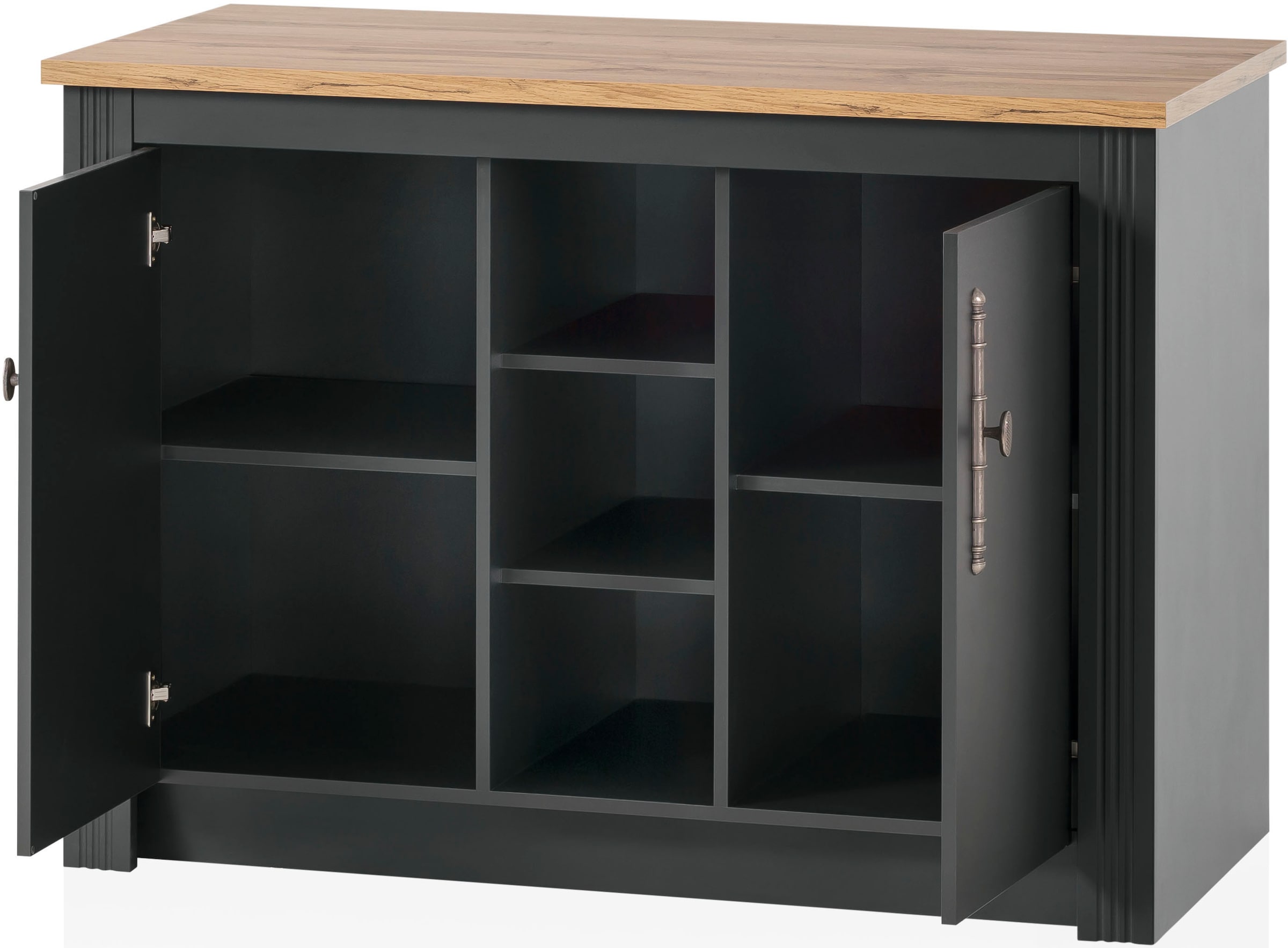 GOODproduct Kitchenette »KS-Westminster« largeur 130 cm, sans appareils électriques