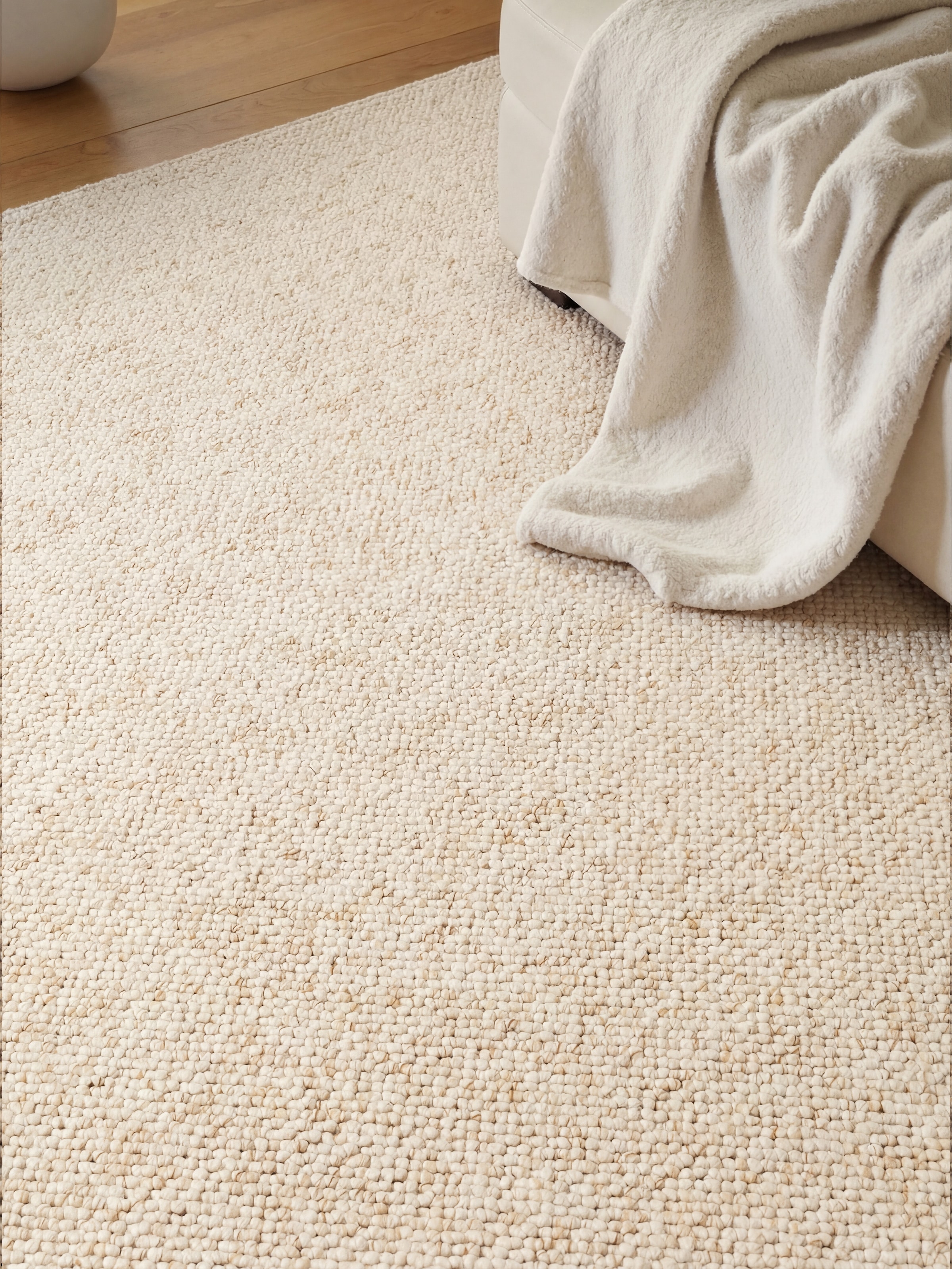 HANSE Home Tapis »Wolly 2« Rectangulaire 12 mm Höhe tissu plat, coureur, style scandinave, aspect laine, salle à manger, salon, couloir