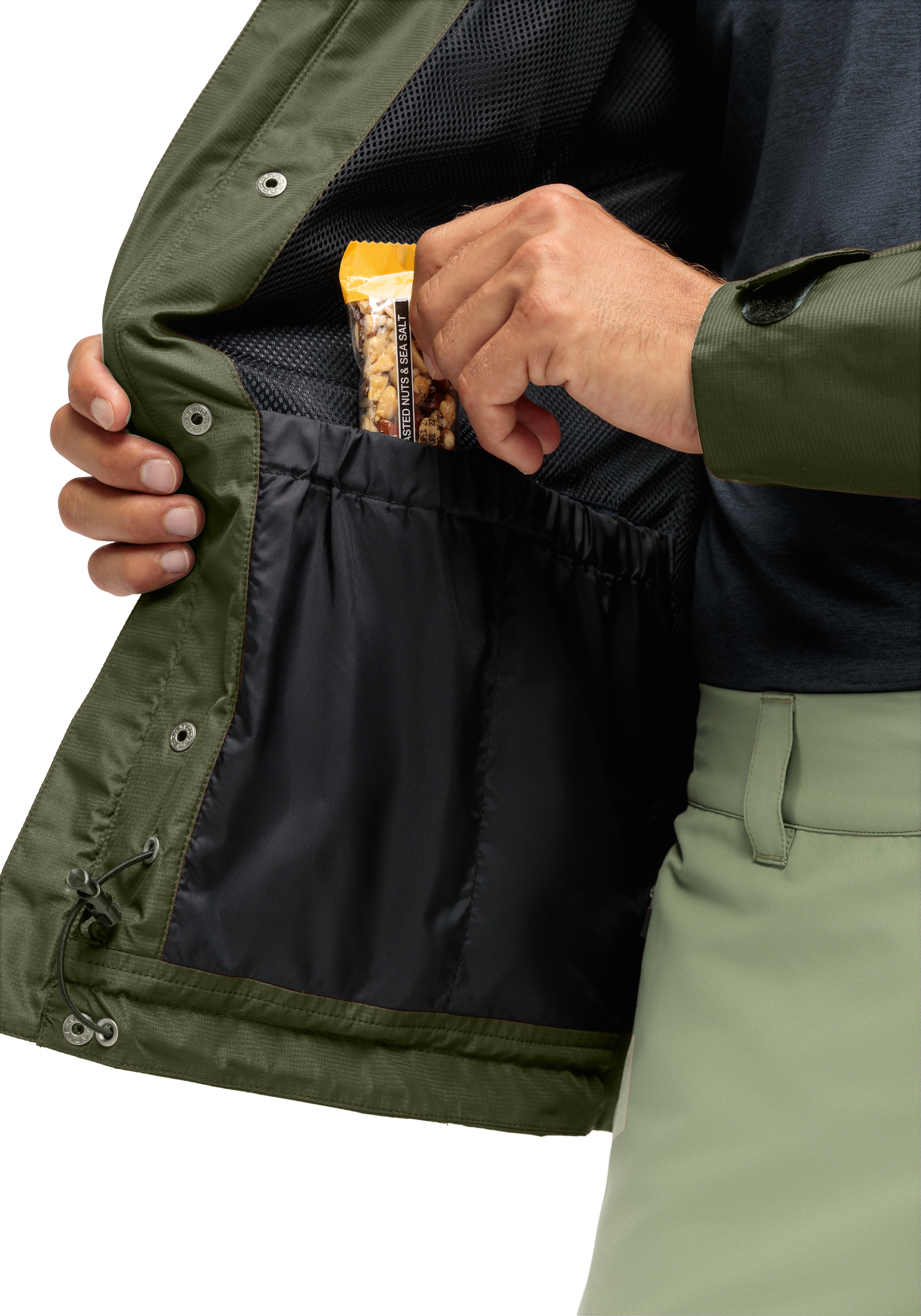 Maier Sports Outdoorjacke »Abbenstein M«, Herren Jacke wasserdicht, Funktionsjacke 2 Taschen aussen + Innentasche