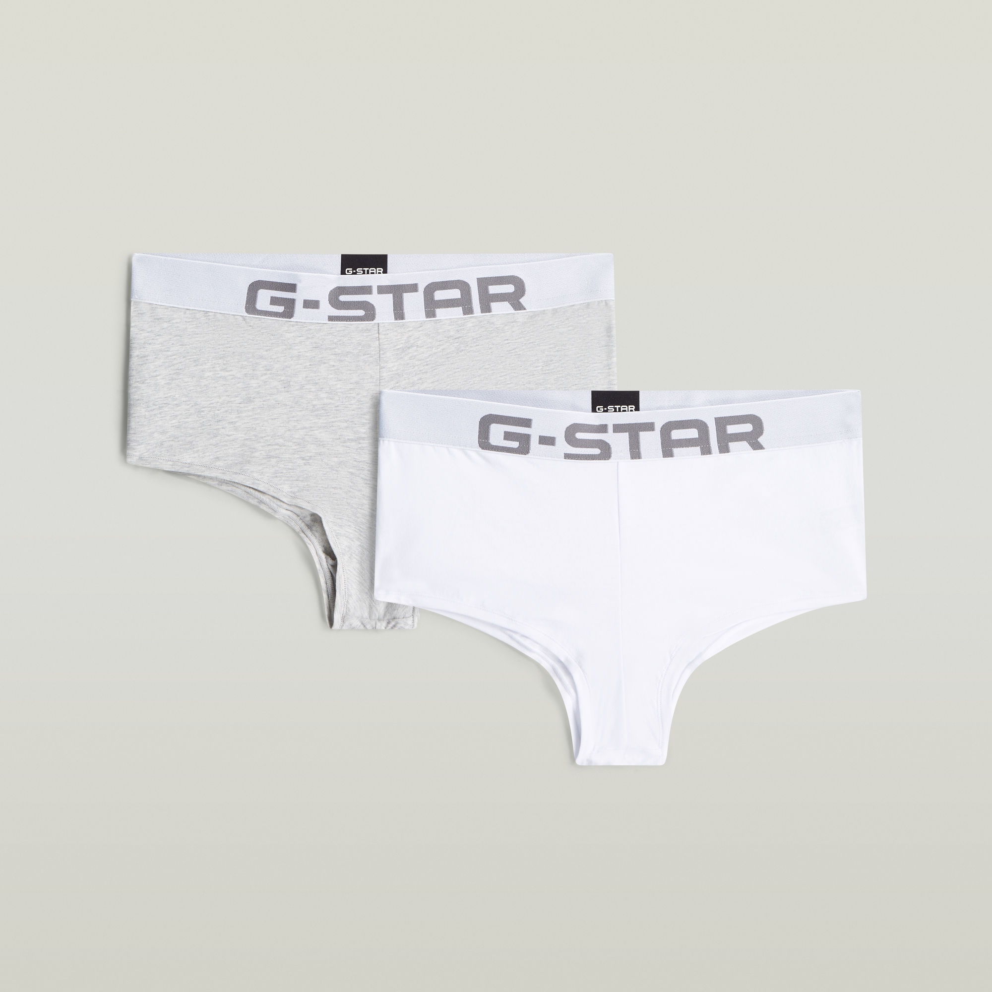 G-STAR Panty »FADEN, BOY SHORTS« Paquet, 2 cuis mit Logobund