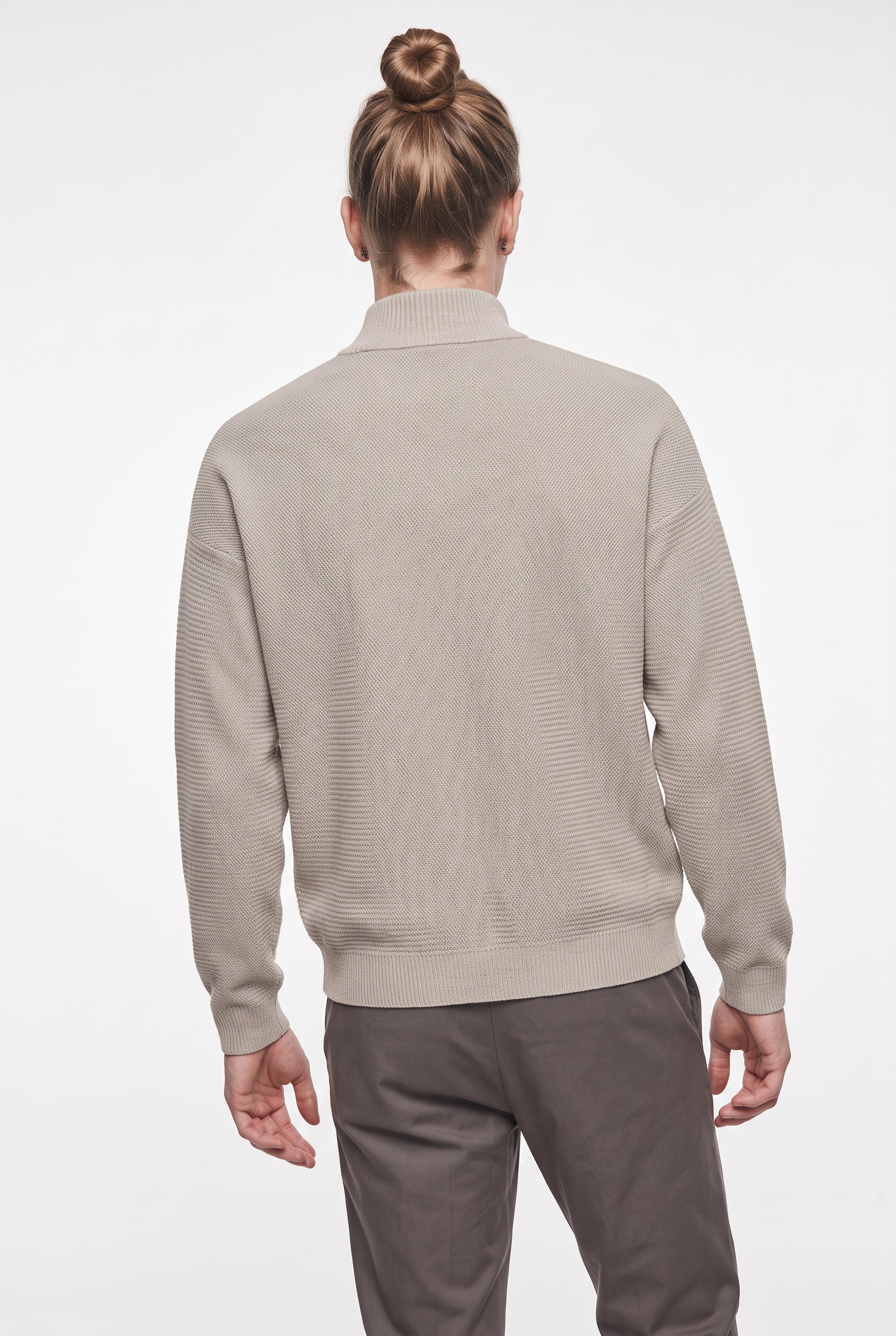 ONLY & SONS Troyer »ONSCARTER REG JAQUARD 1/2 ZIP OTL« mélange viscose, coupe régulière