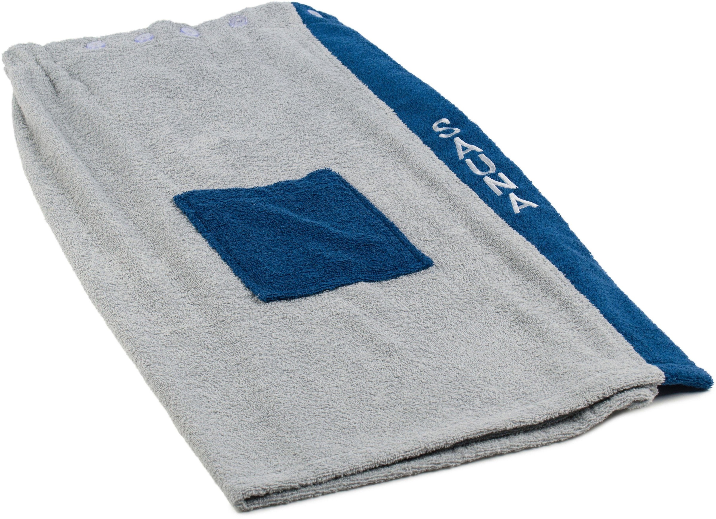 Image of Gözze Kilt »Damen Wellness«, Saunakilt für Damen, reine Baumwolle, mit verstellbaren Knöpfen, aufgesetzter Tasche & Bestickung SAUNA bei Ackermann Versand Schweiz