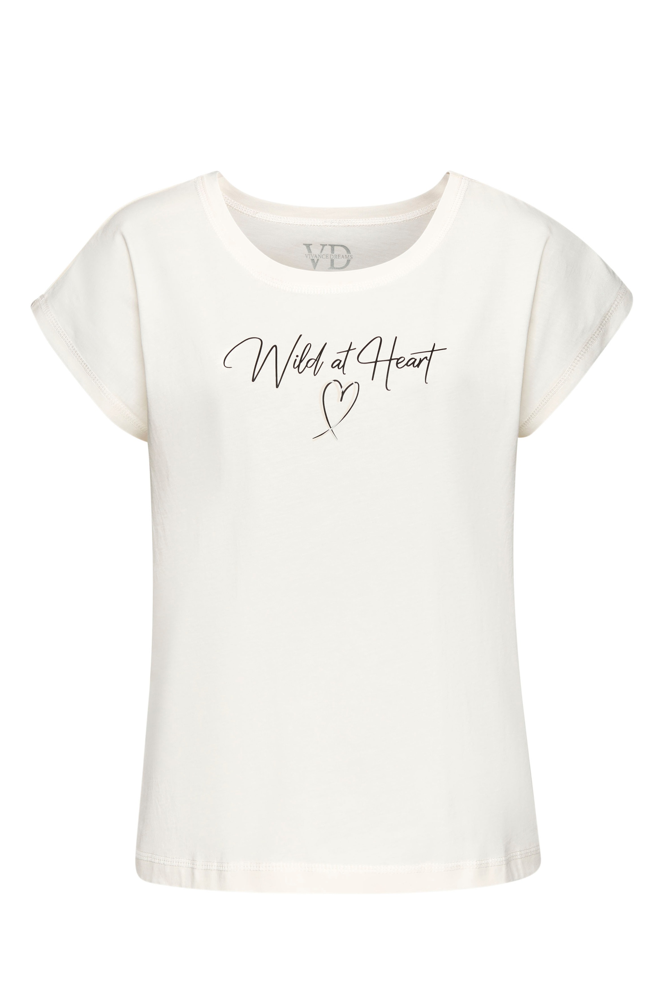 Vivance Dreams T-Shirt, mit Herzprint