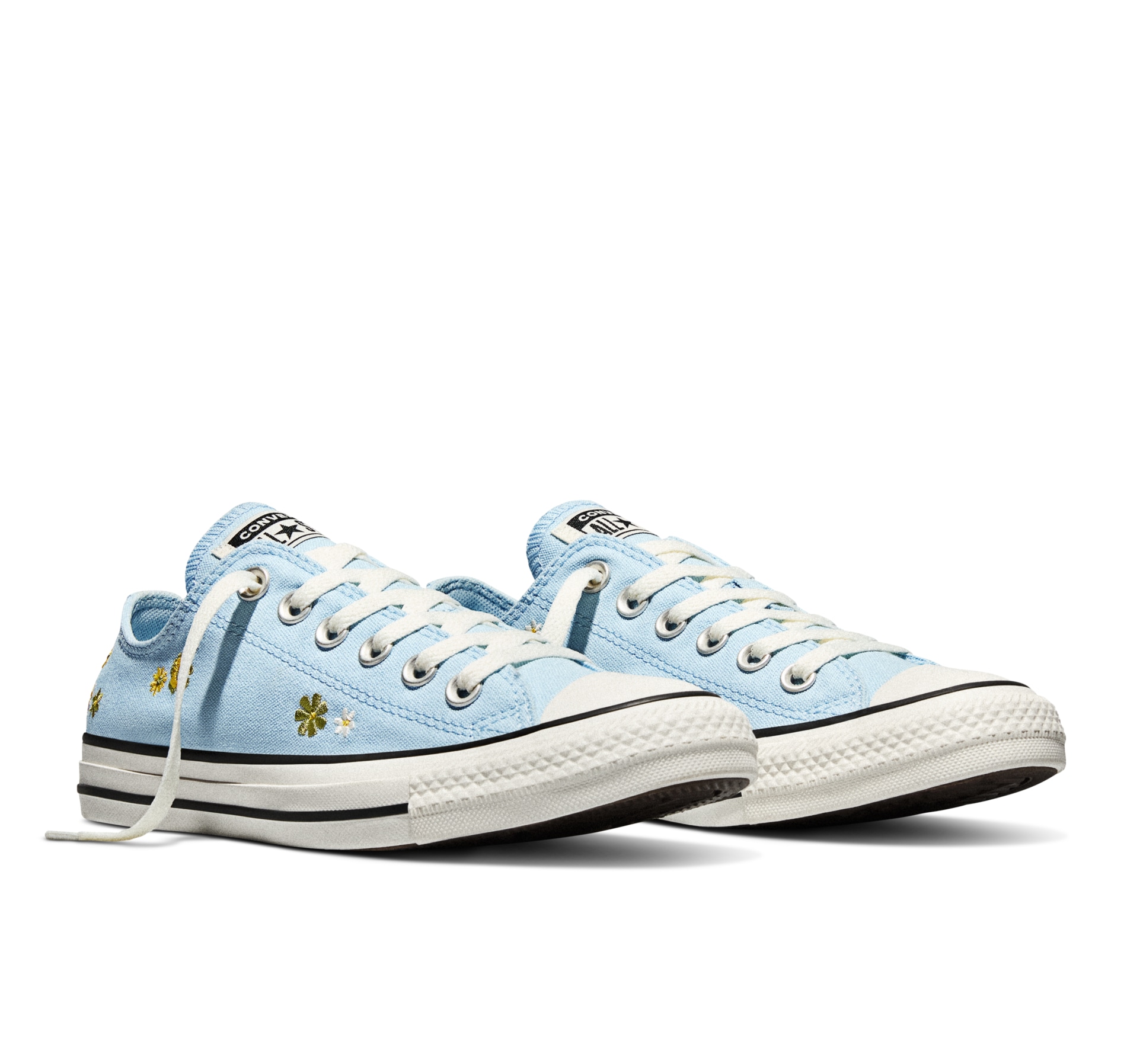 Image of Converse Sneaker "CHUCK TAYLOR ALL STAR EMBROIDERED FLORALS" für Alltag, mit profiliertem Laufsohlenprofil, sportlicher Stil