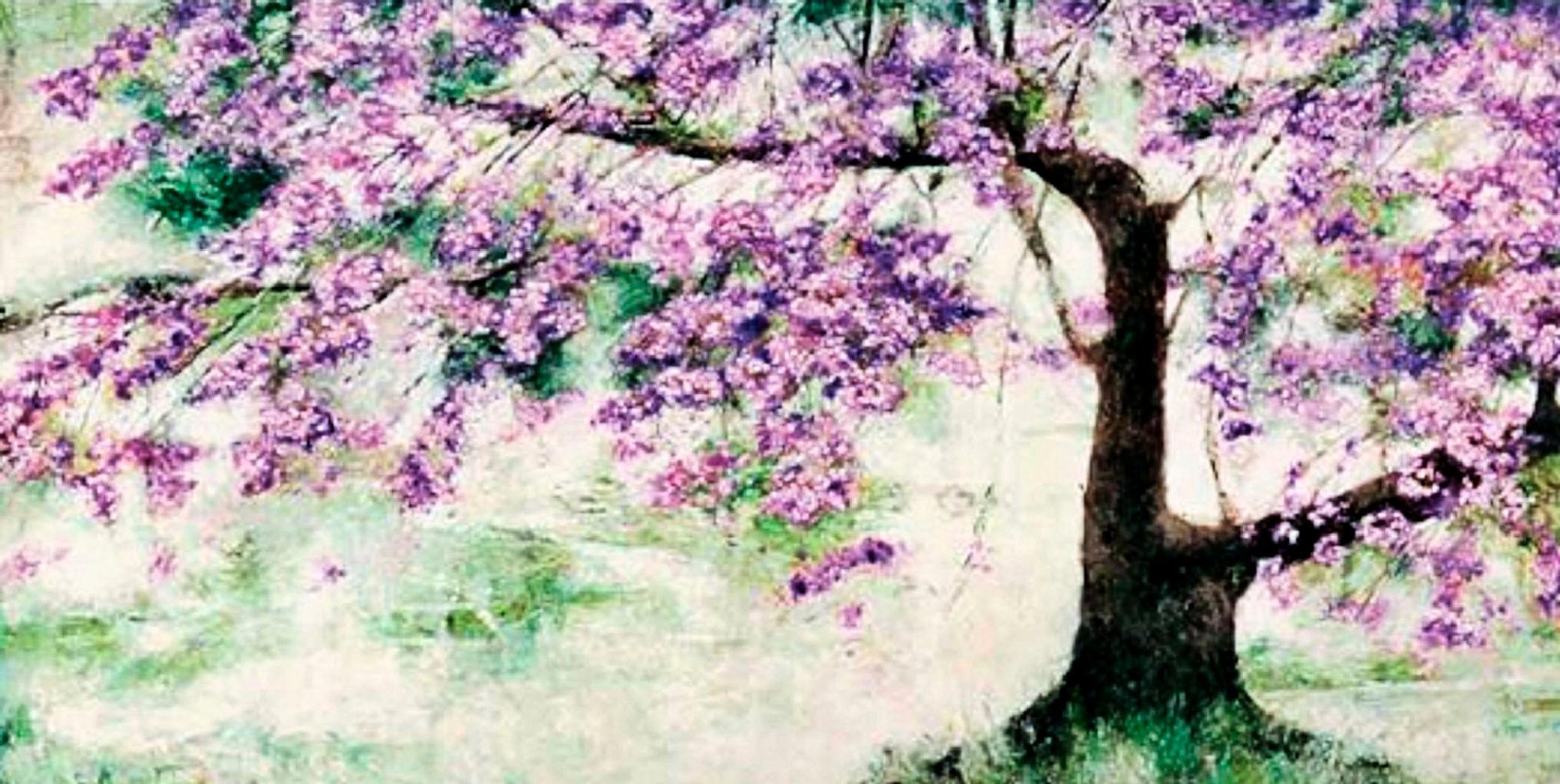 Image of Home affaire Deco-Panel »SILVIA MEI / Albero fiorito«, 100/50 cm bei Ackermann Versand Schweiz