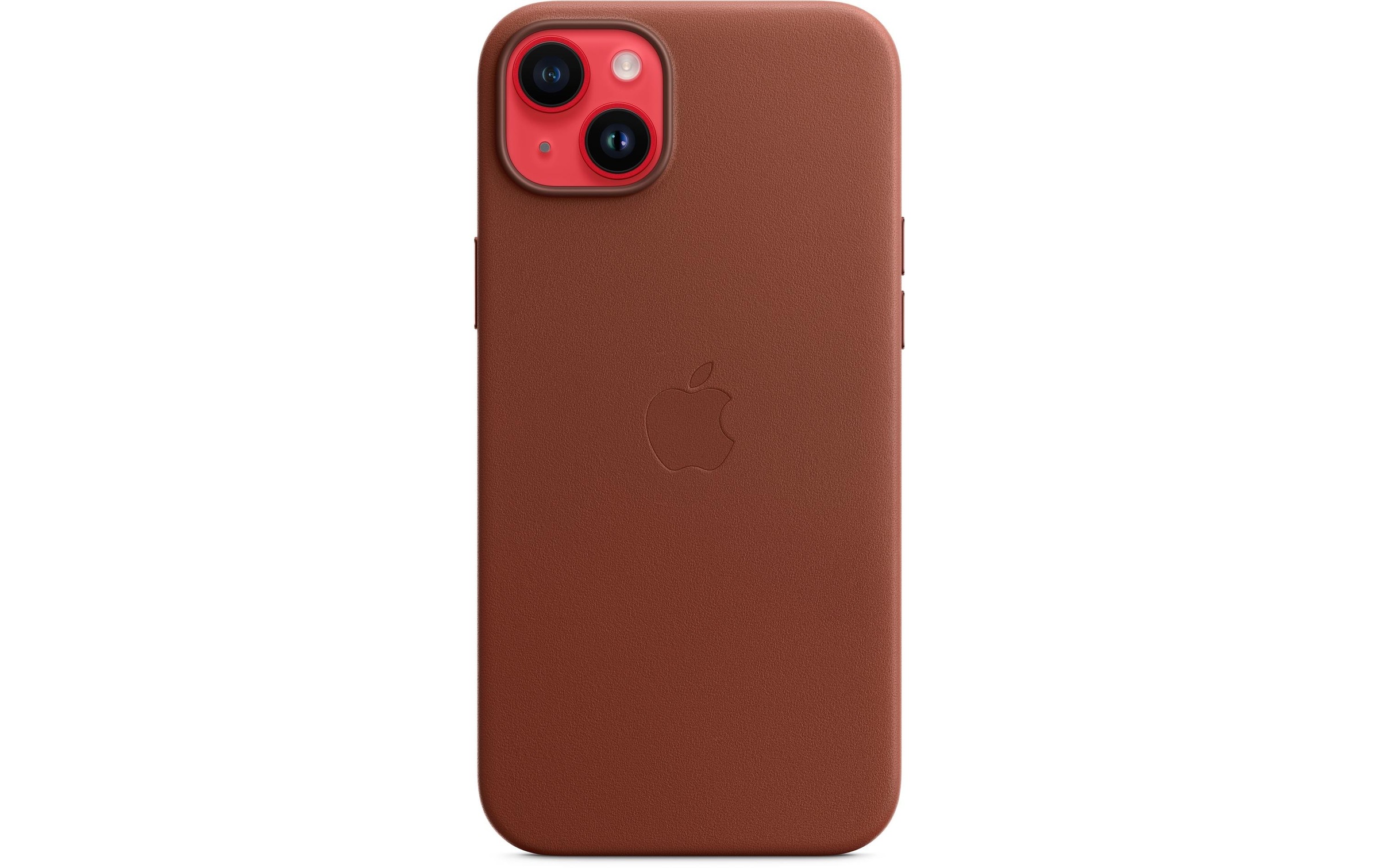 Apple Smartphone Leder Case mit MagSafe, iPhone 14 Plus, Umbra