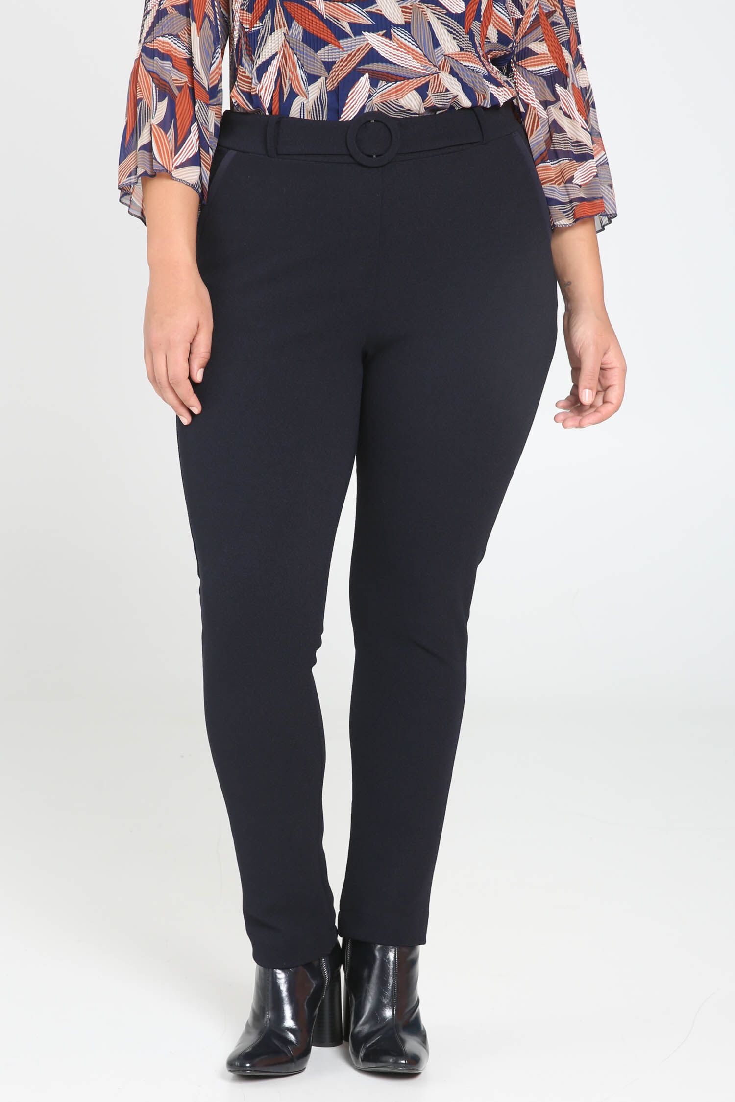 Bundfaltenhose »Uniform Gummizug in der Taille city«