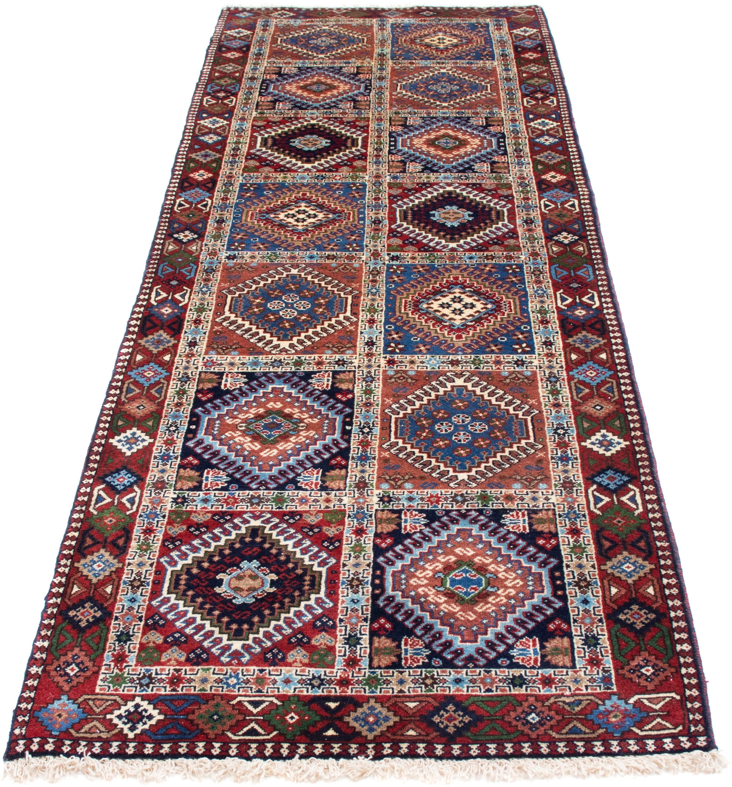 Image of morgenland Orientteppich »Perser - Nomadic - 302 x 82 cm - mehrfarbig«, rechteckig, 10 mm Höhe, Wohnzimmer, Handgeknüpft, Einzelstück mit Zertifikat bei Ackermann Versand Schweiz