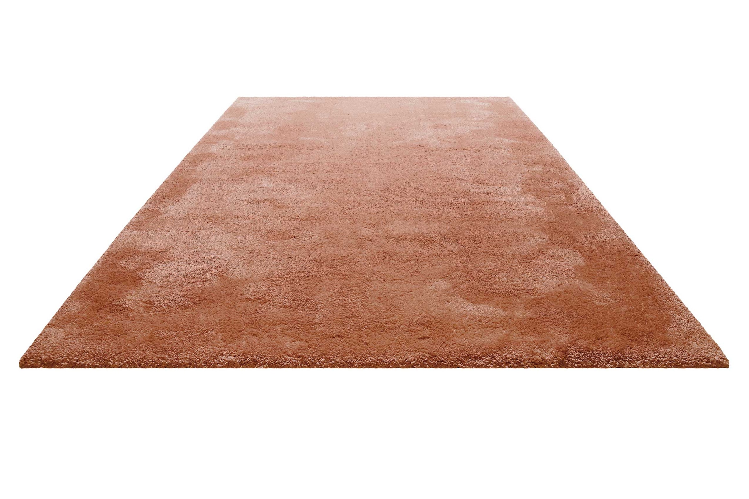 Homie Living Teppich »Pisa«, rund, 25 mm Höhe, Hochflor, Microfaser, uni, weich, Shaggy, Wohnzimmer, Schlafzimmer