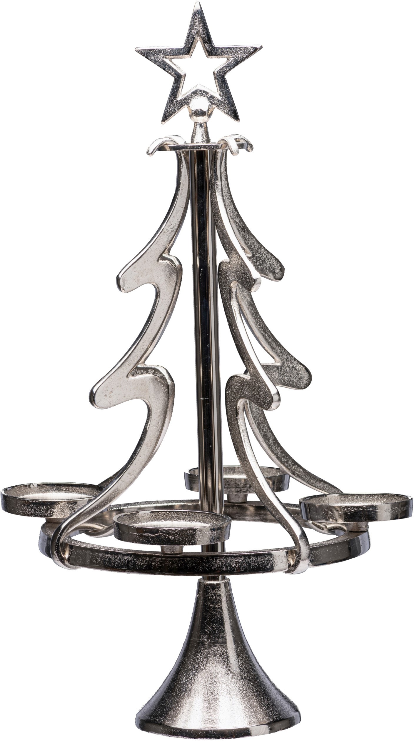 Image of my home Adventsleuchter »Tannenbaum«, (1 St.), Kerzenständer aus Aluminium, Höhe 55 cm bei Ackermann Versand Schweiz