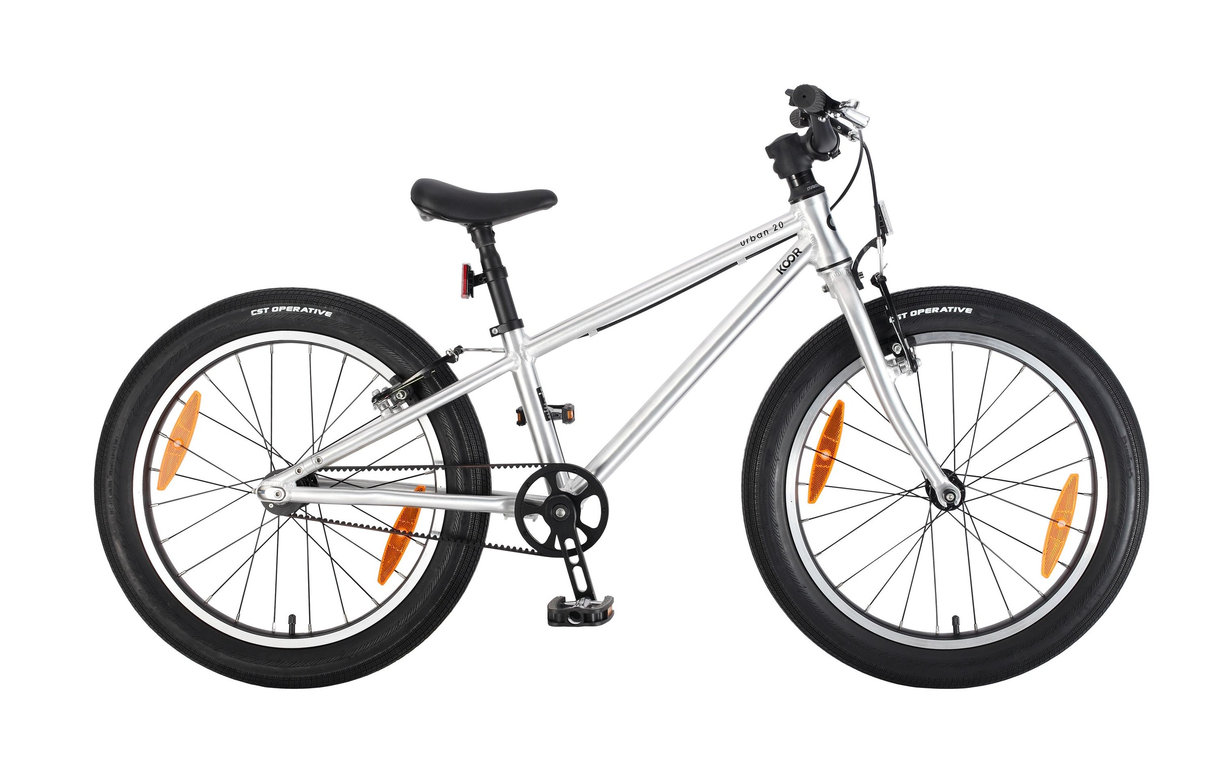 Image of KOOR Kinderfahrrad »Urban 20 Aluminium«, Der Artikel ist NICHT vollständig vormontiert. Die Endmontage durch eine fachkundige Person wird empfohlen. Vorderrad muss noch eingespannt und die Pedale montiert werden. bei Ackermann Versand Schweiz