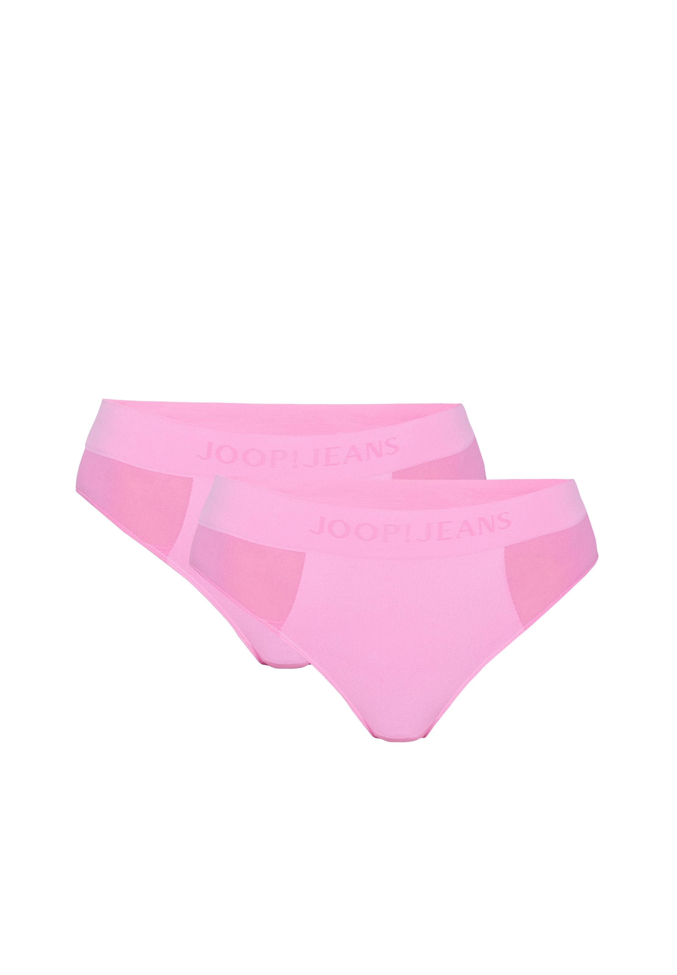 Image of JOOP Jeans Tanga "Seam Free" 2er Pack, mit elastischem Logobund, Mesh-Einsätze