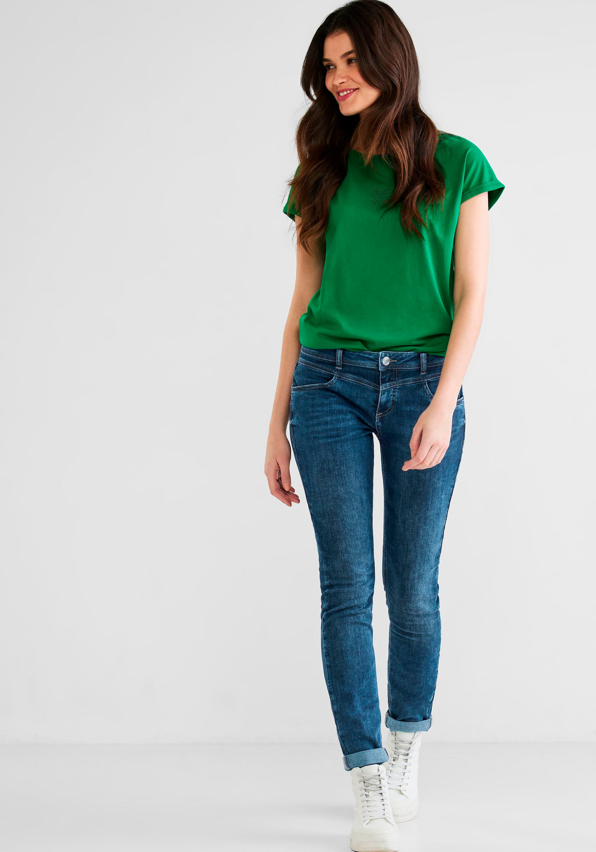 4-Pocket-Style STREET Slim-fit-Jeans, ♕ versandkostenfrei ONE kaufen im