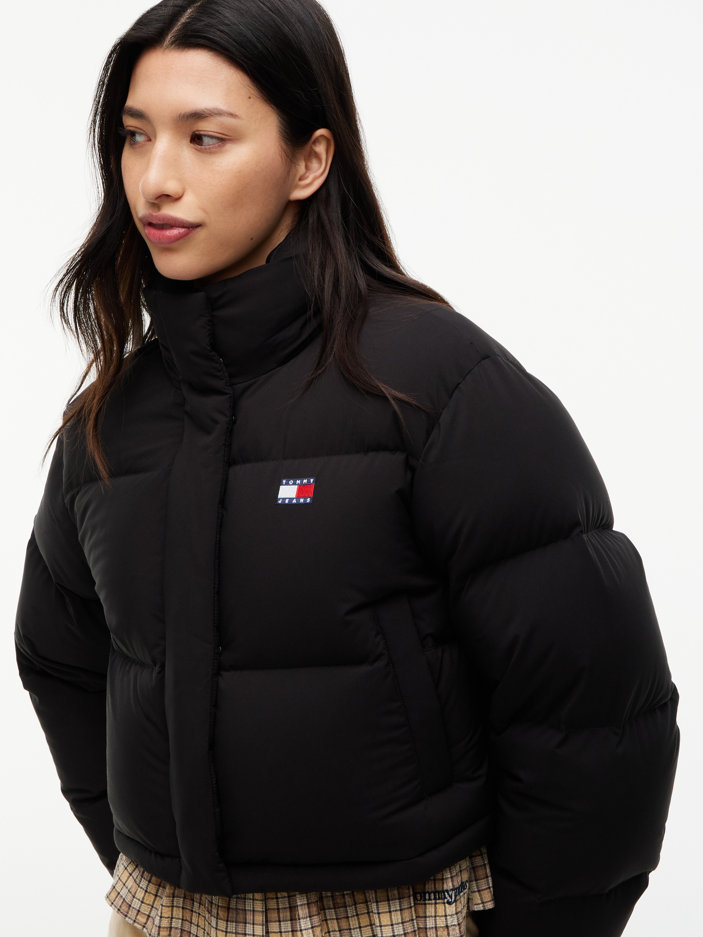 Tommy Jeans Veste matelassée »TJW CRP ALASKA PUFFER EXT« avec capuche fibre synthétique