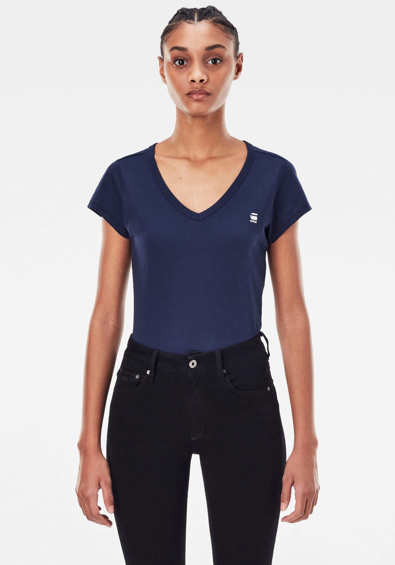 Image of G-Star RAW T-Shirt »Eyben Slim Top«, mit kleinen Logo-Frontdruck bei Ackermann Versand Schweiz