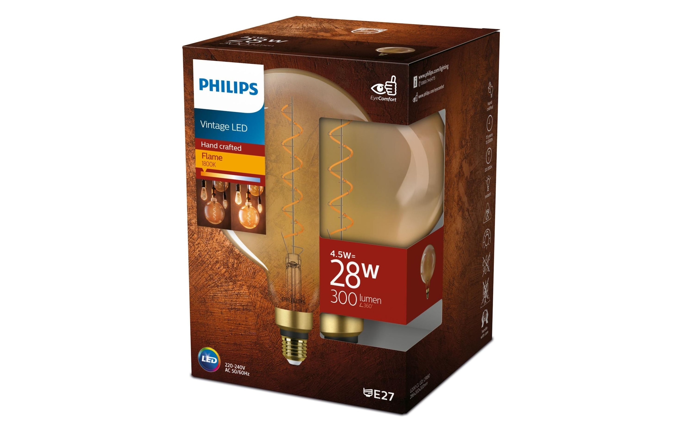Philips Dekolicht »Philips LED Giant«, 1 flammig, Leuchtmittel E27 | Leuchtmittel wechselbar