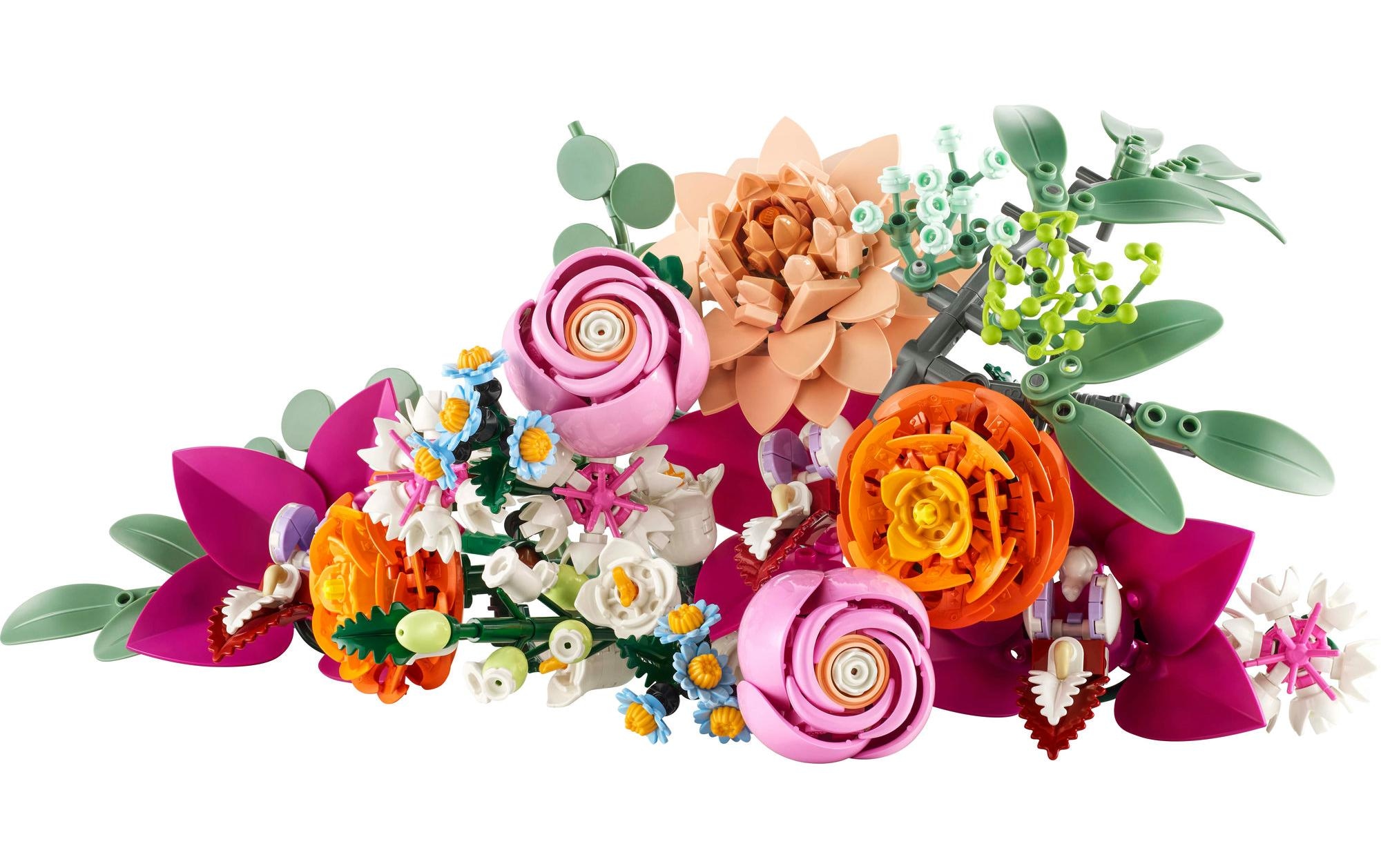 LEGO® Spielbausteine »Icons Botanicals Blumenstrauss Rosa 10342«, (749 St.)