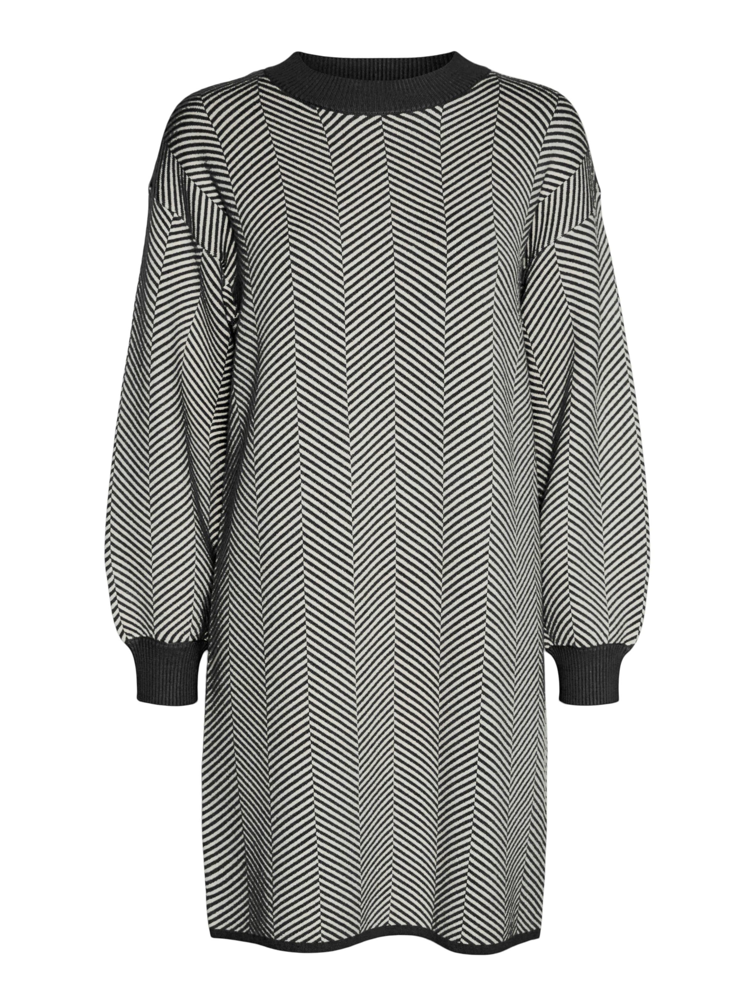 Vero Moda Strickkleid »VMBLUSH HERRINGBONE LS O-NECK DRESS LCS«