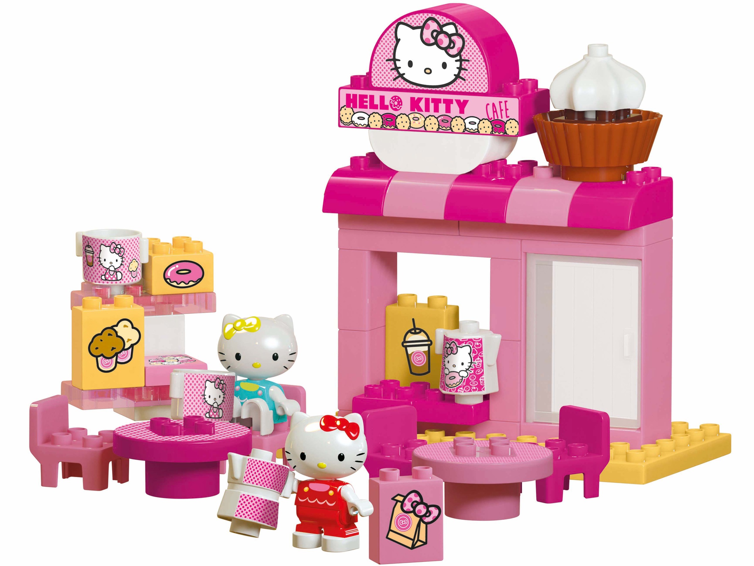 Image of BIG Spielbausteine »BIG-Bloxx Hello Kitty Café«, (45 St.) bei Ackermann Versand Schweiz