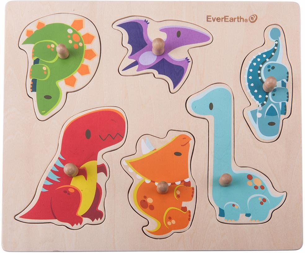 Image of EverEarth® Puzzle »Puzzle - Dinosaurier«, FSC®- schützt Wald - weltweit bei Ackermann Versand Schweiz