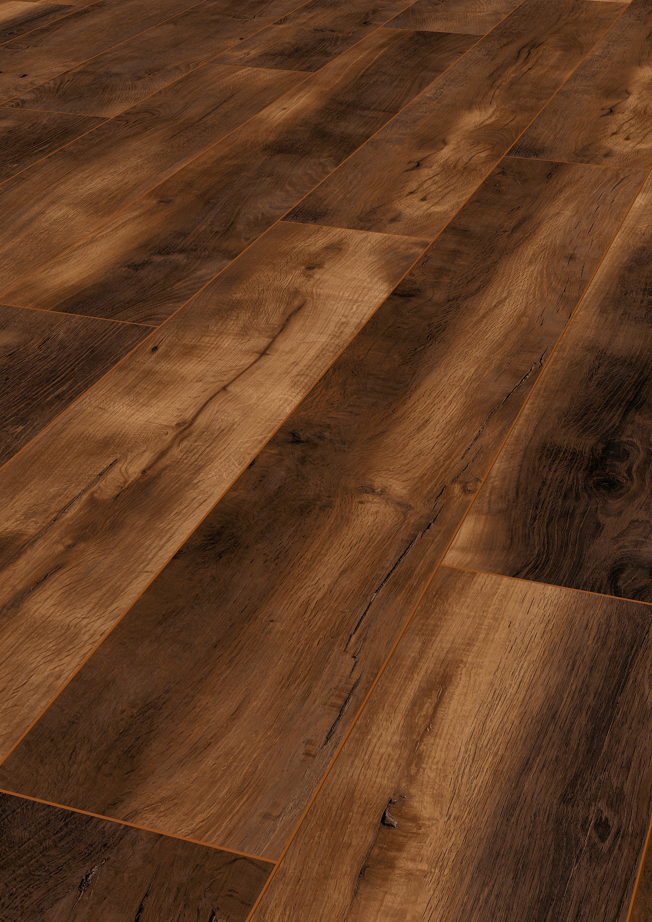 Image of ter Hürne Designboden »Eiche bordeauxbraun«, mit fühlbarer Oberfläche und Klicksystem bei Ackermann Versand Schweiz