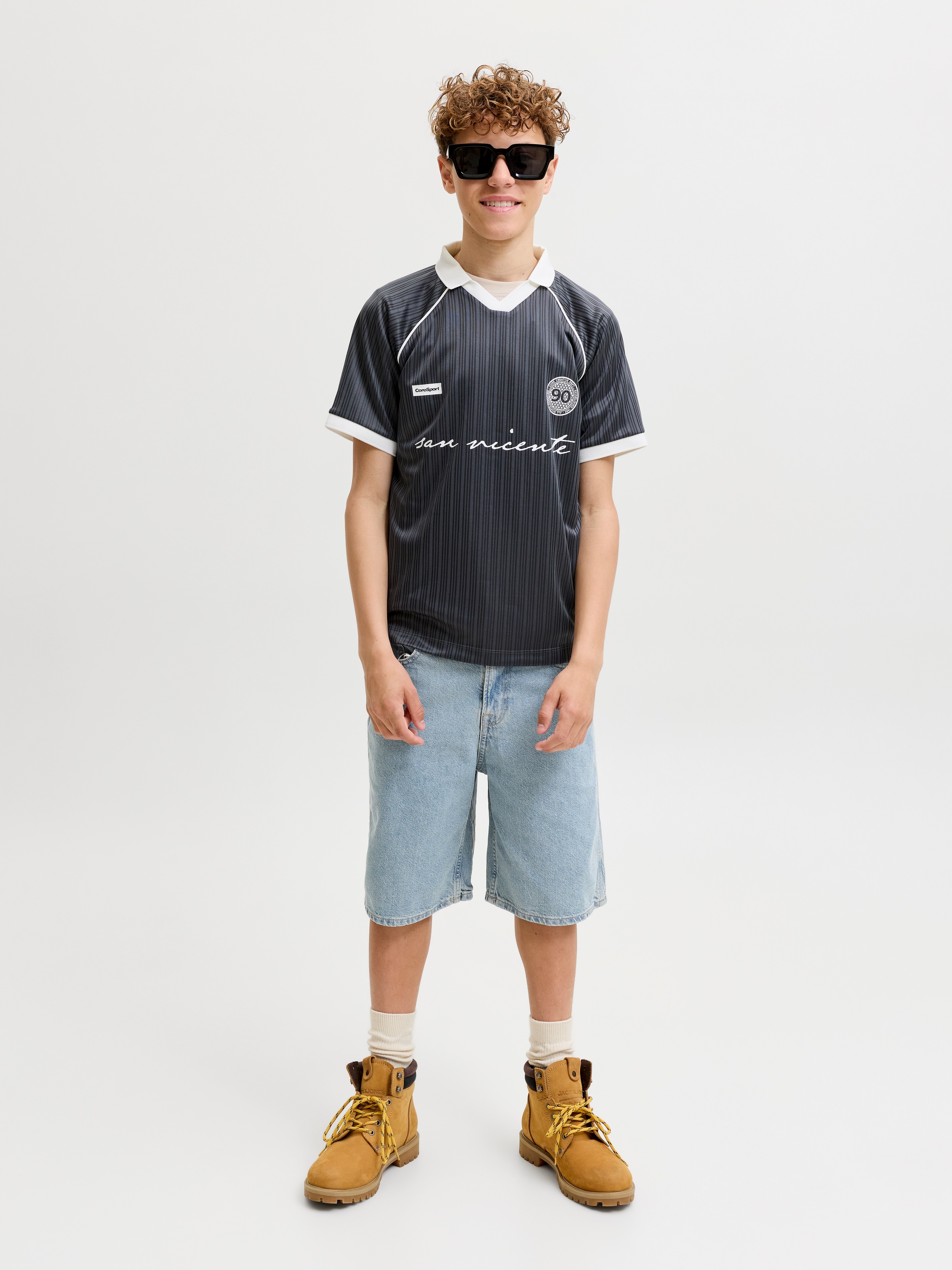 Jack & Jones Junior Shorts »JJIALEX JJNORREBRO SHORTS SQ 400 JNR«  Baumwolle, relaxed/baggy fit