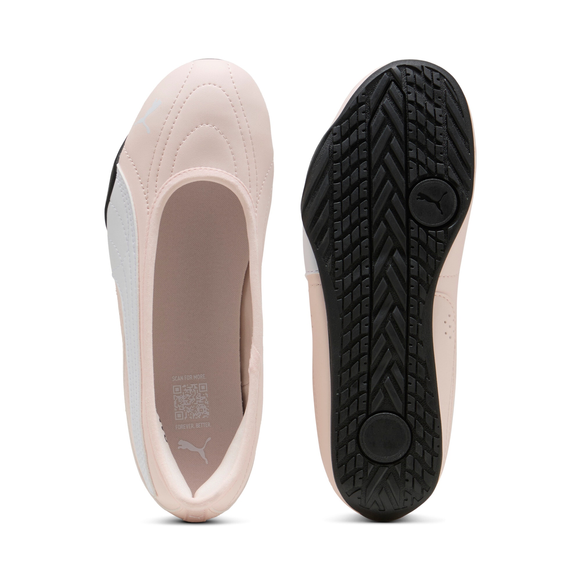 PUMA Sneakers »CATCH SOLEIL BALLERINA«  mit Schnürung, leicht profilierte Gummi-Laufsohle, aus Synthetik