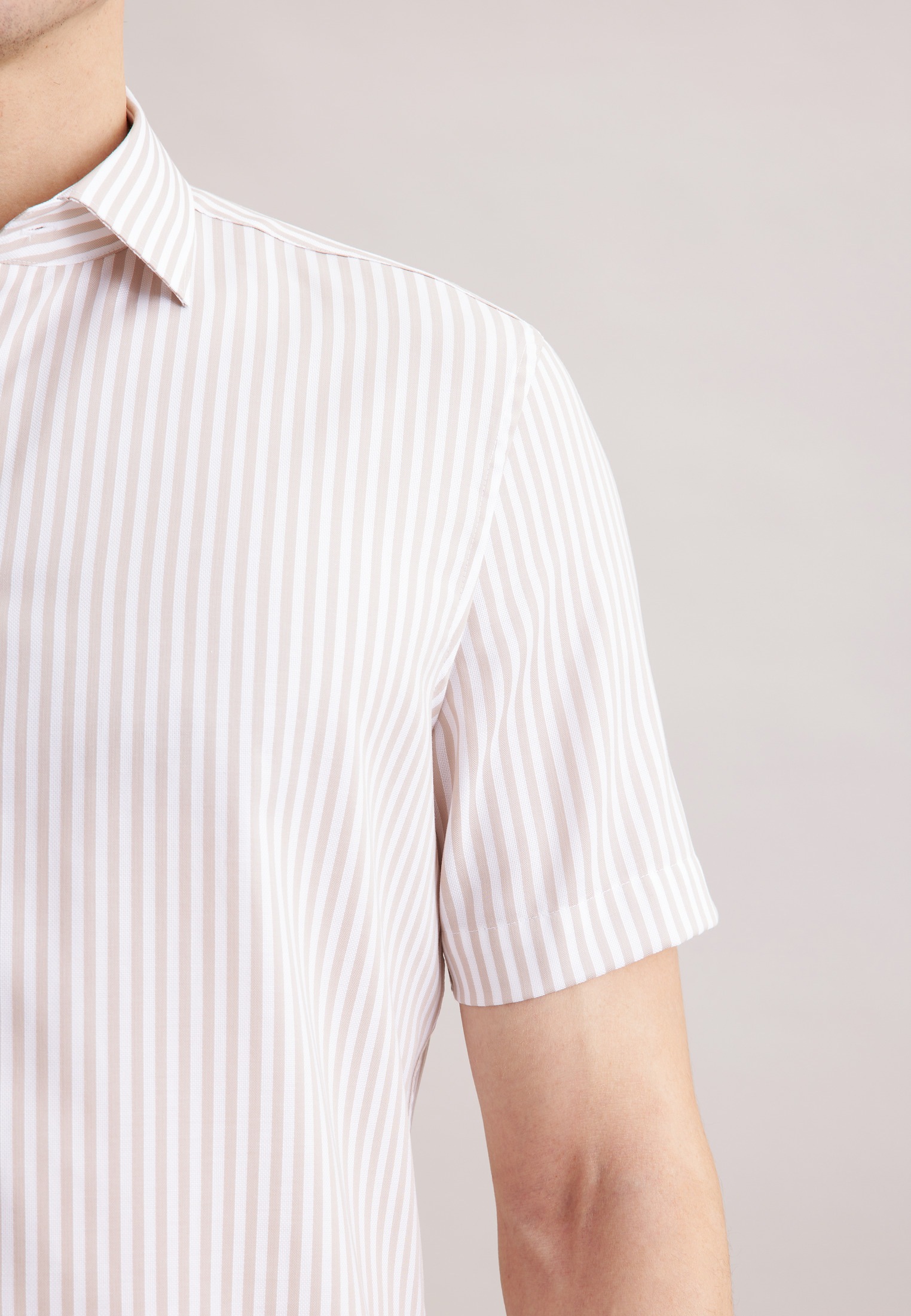 seidensticker Chemise d'affaires »Shaped« Shaped 1/2 Kentkragen Streifen