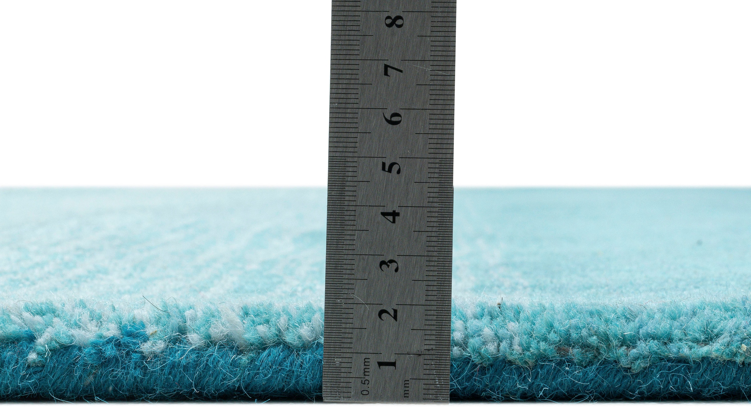 THEKO Wollteppich »Wool Comfort«, rechteckig, 14 mm Höhe, Handweb Teppich, reine Wolle, handgewebt, brilliante Farben, Scandi