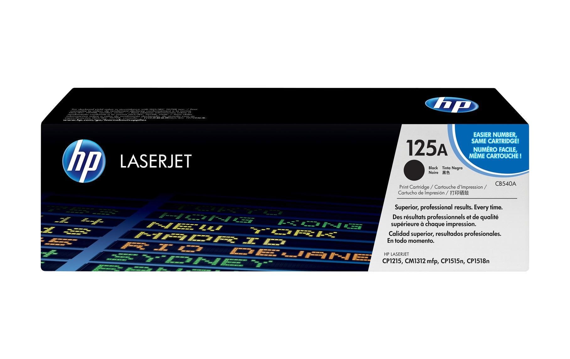 Image of HP Tonerpatrone "Nr. 125A (CB540A) Black"