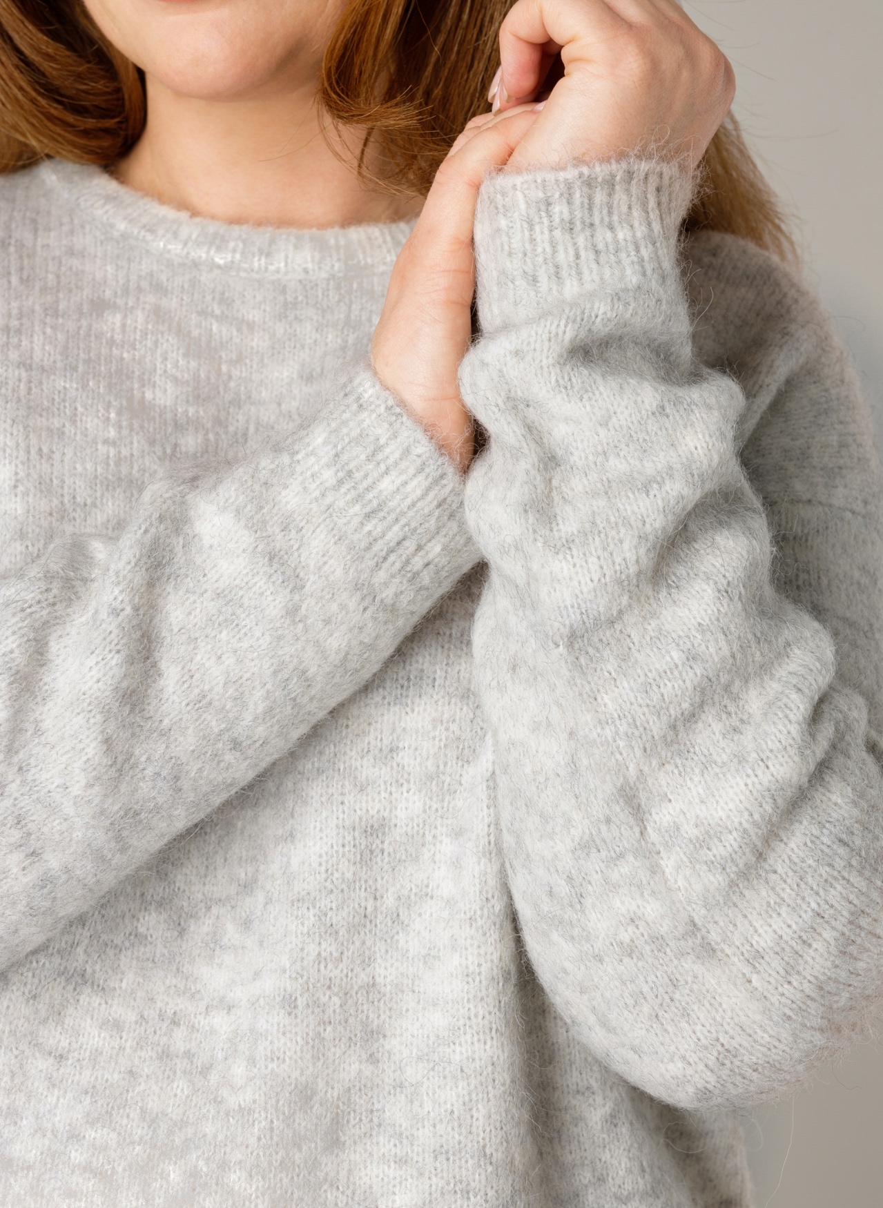 Base Level Curvy Strickpullover »Yanara«, mit Wolle